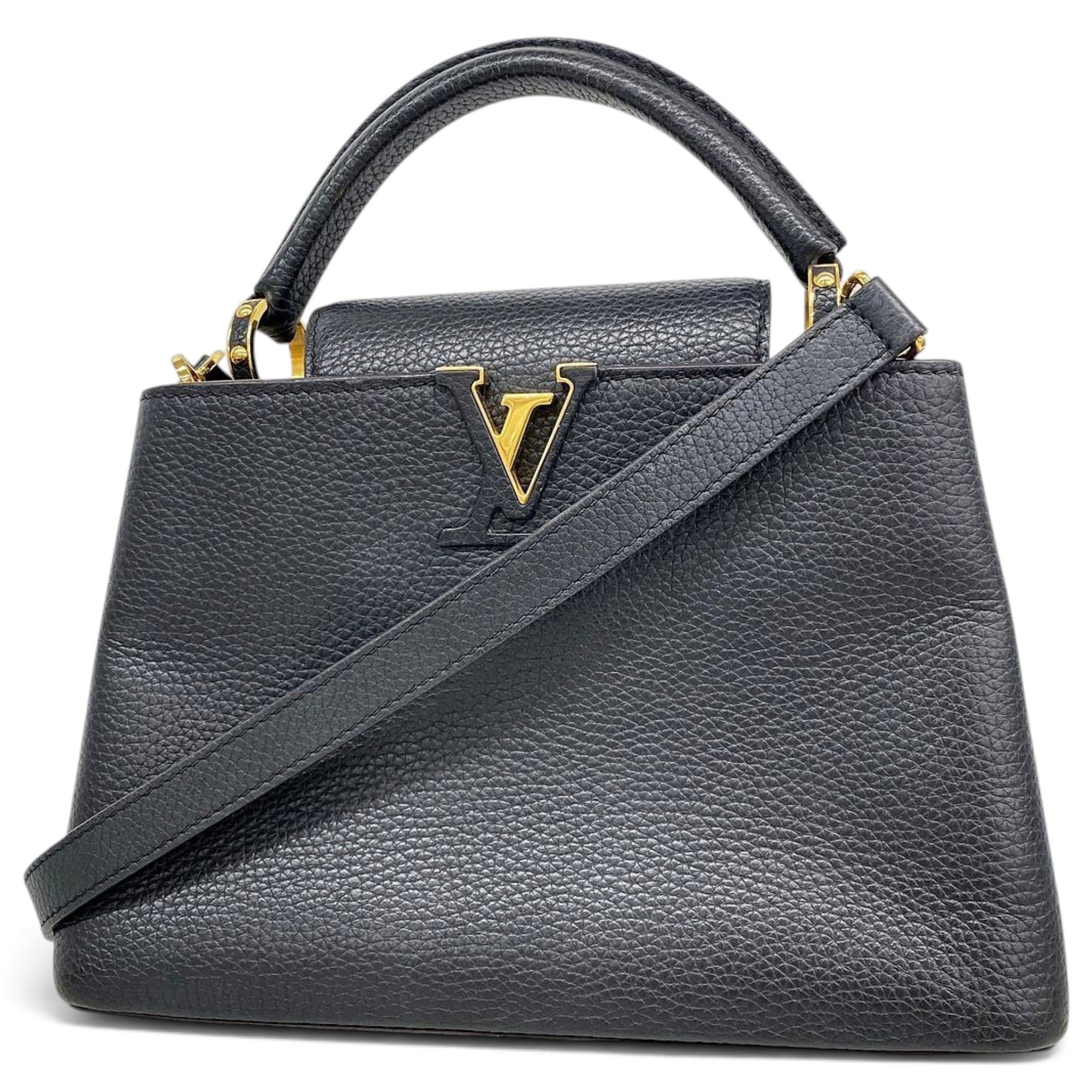 Capucines leather handbag