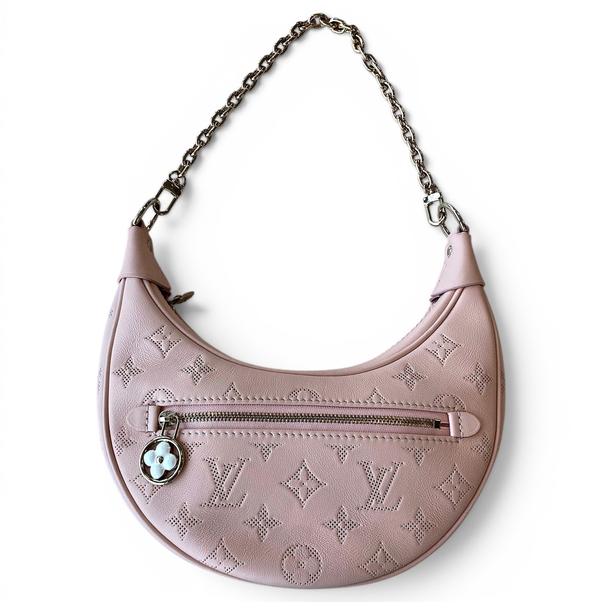 Loop leather handbag