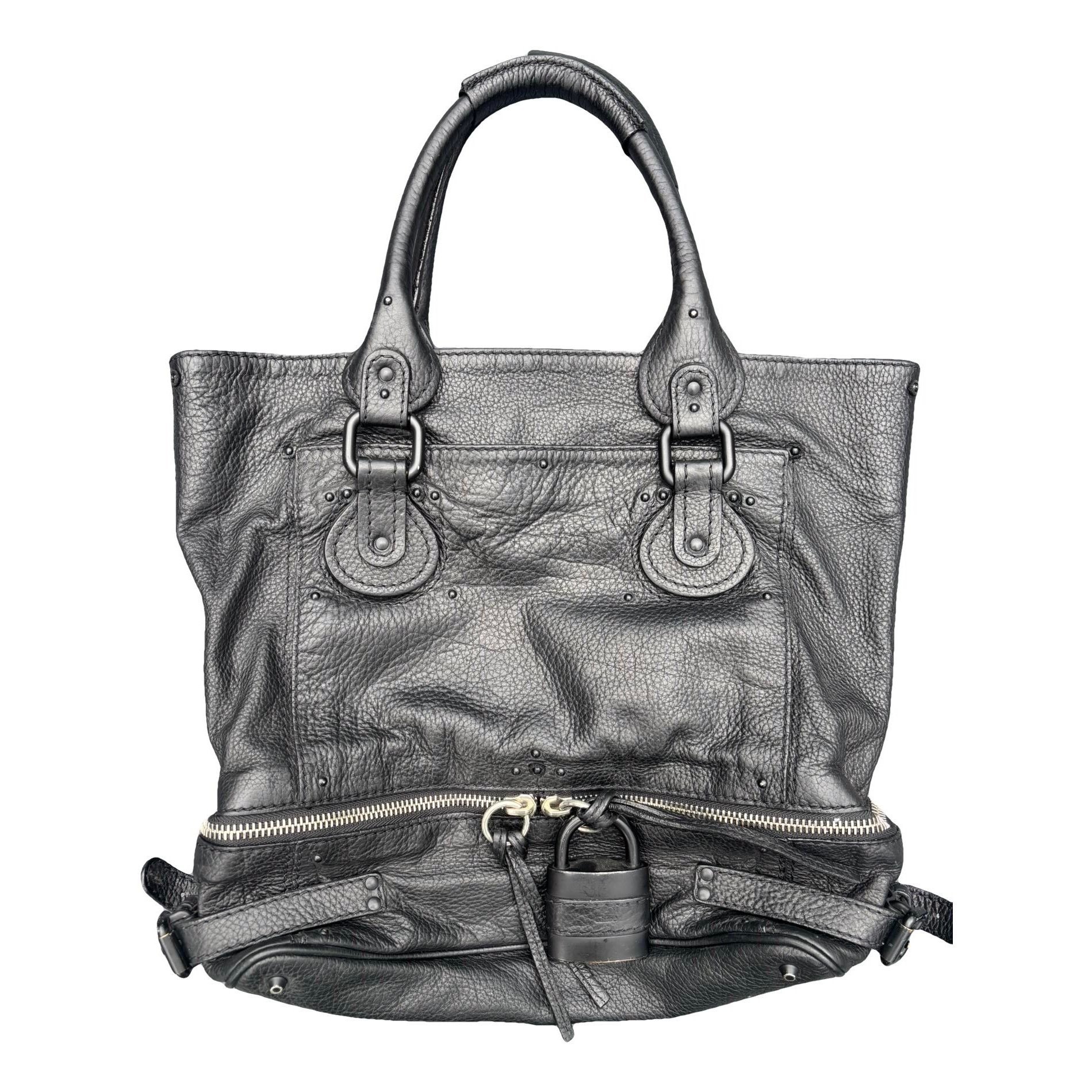 Leather tote