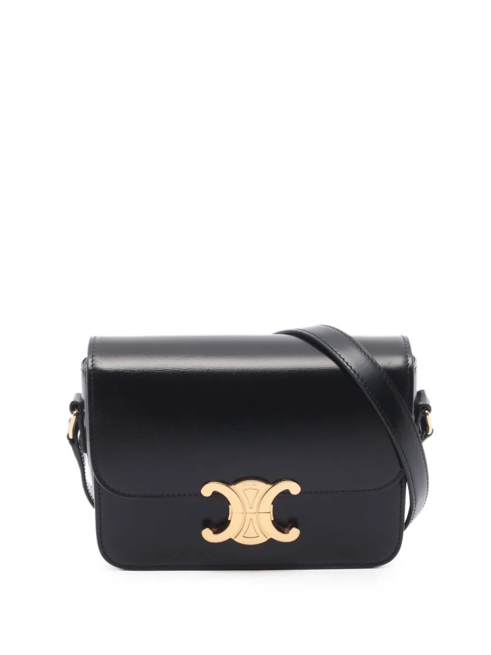 2000-2026 Teen Shiny Calfskin Triomphe crossbody bag