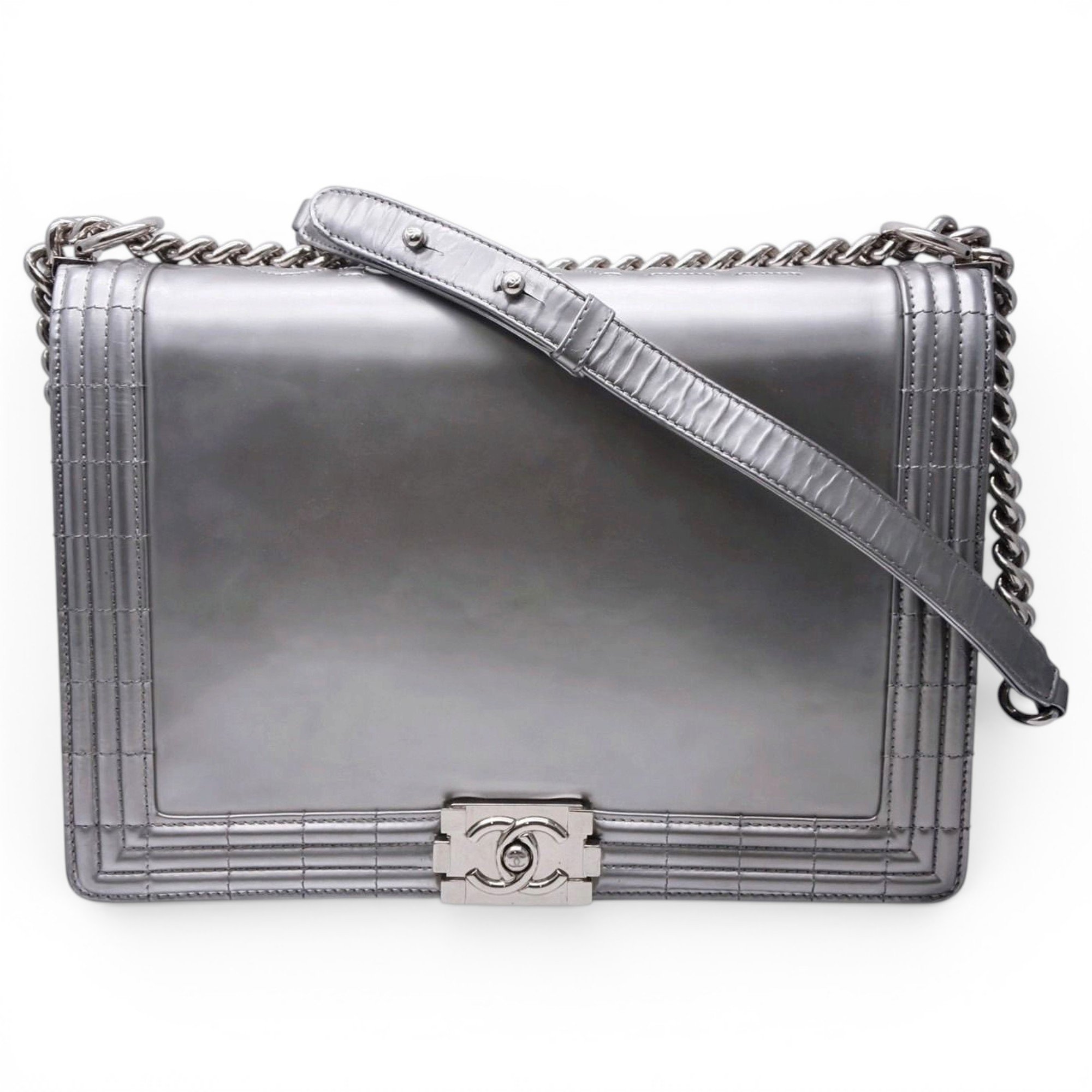 Boy pony-style calfskin handbag
