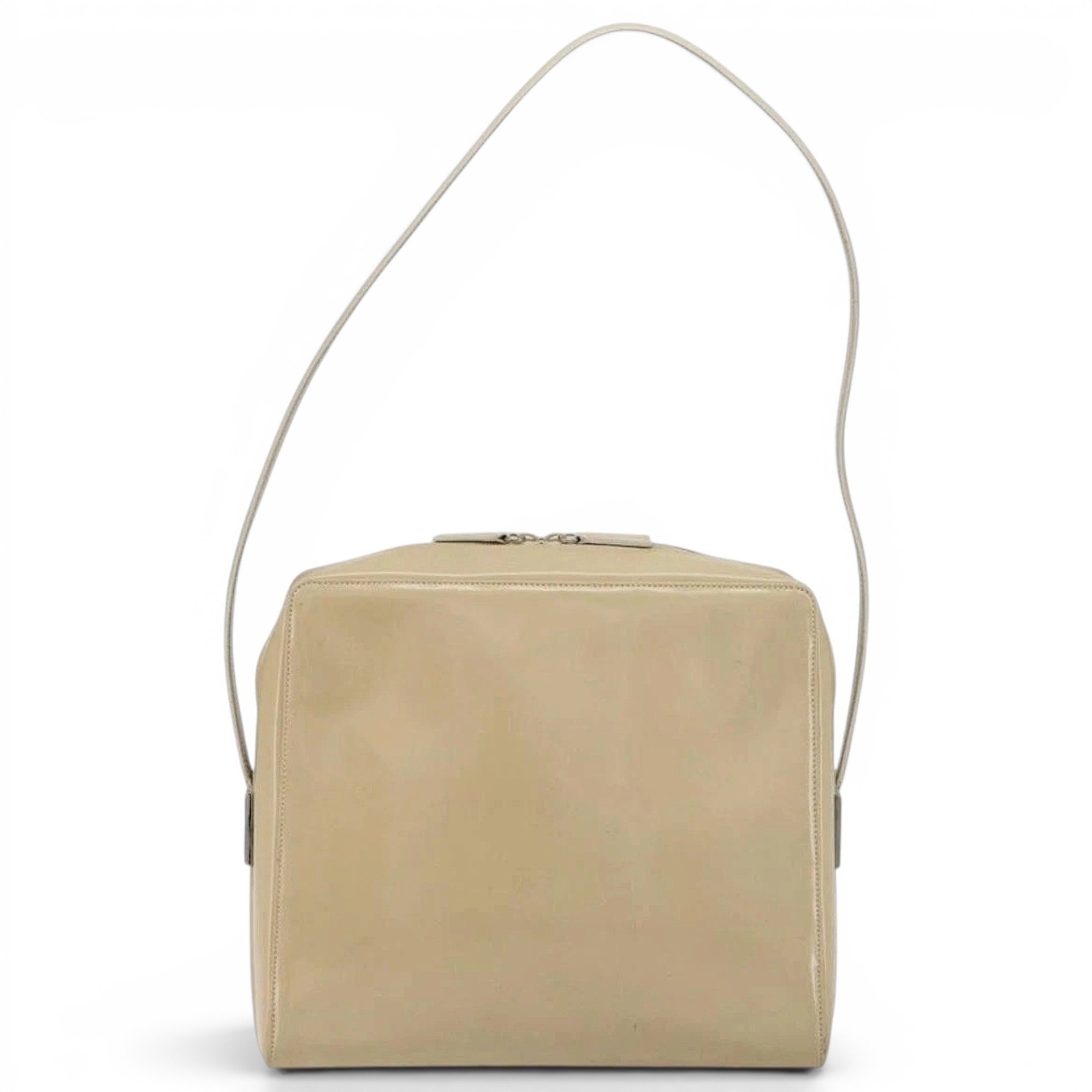 Patent leather handbag