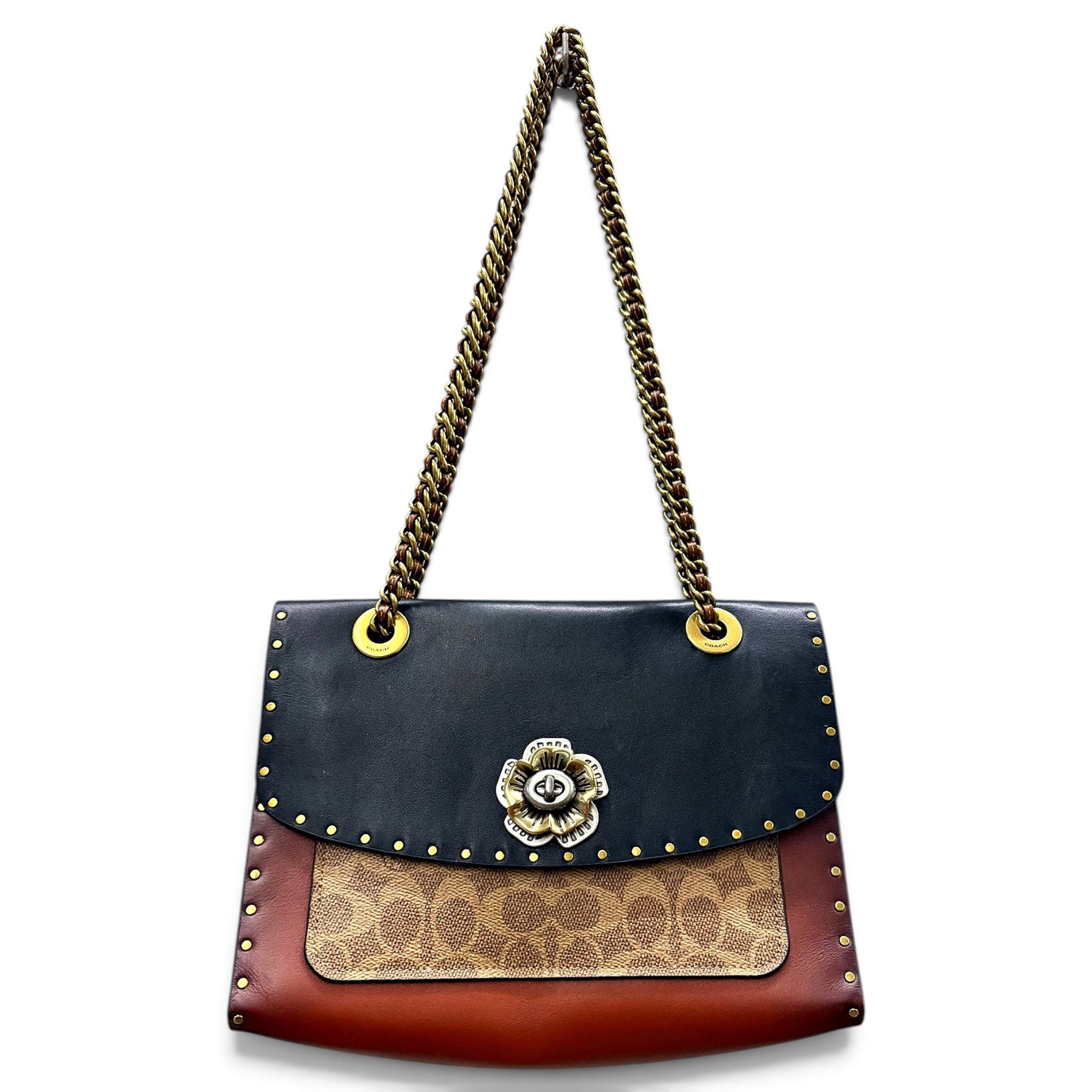 Parker leather handbag