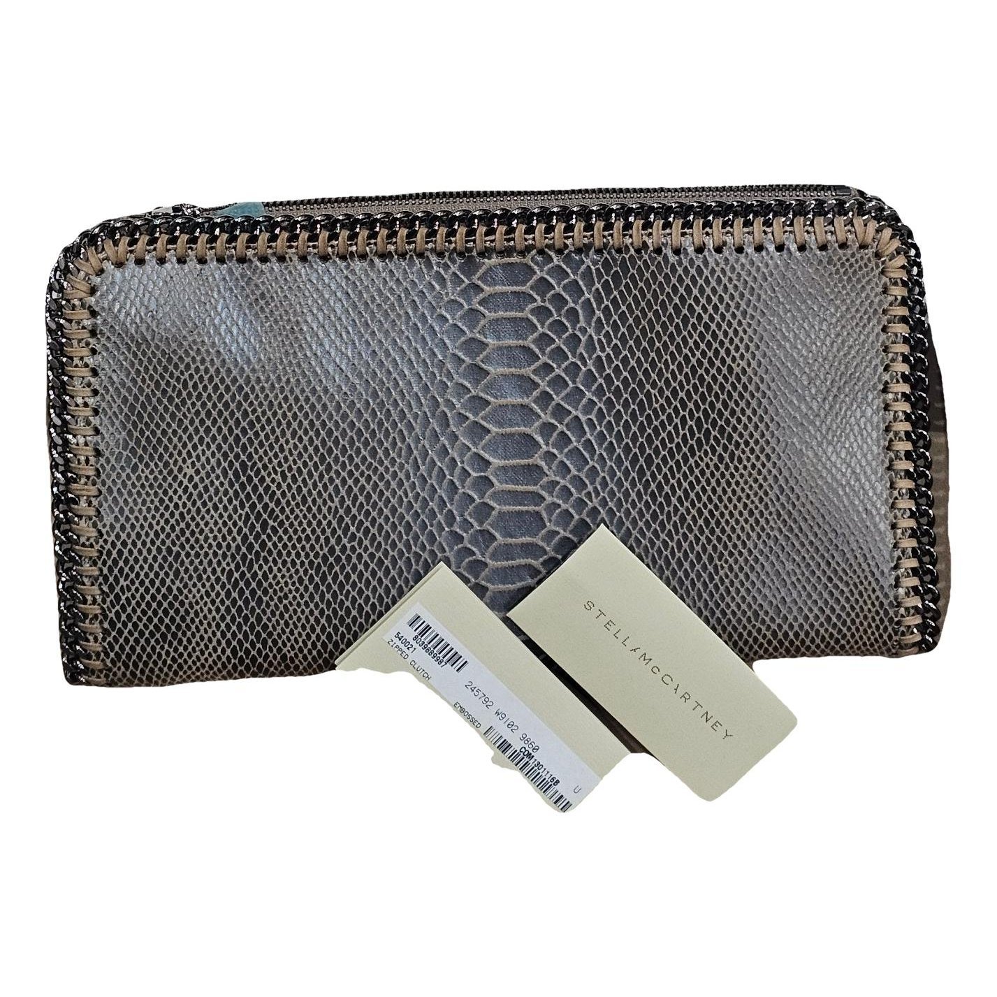 Stella McCartney Falabella vegan leather clutch bag