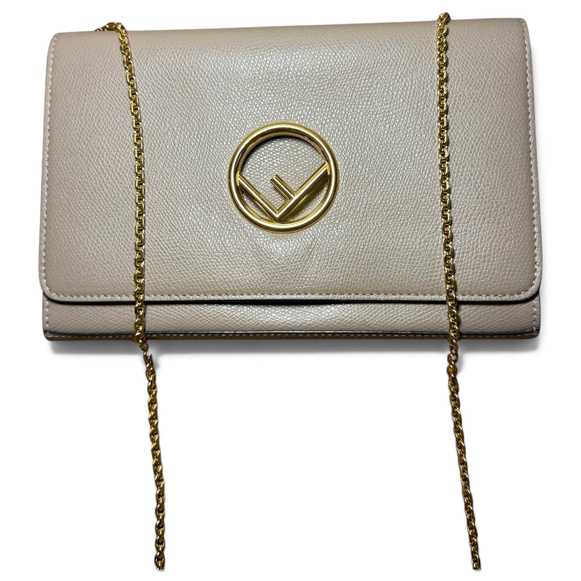 Kan I Logo leather crossbody bag
