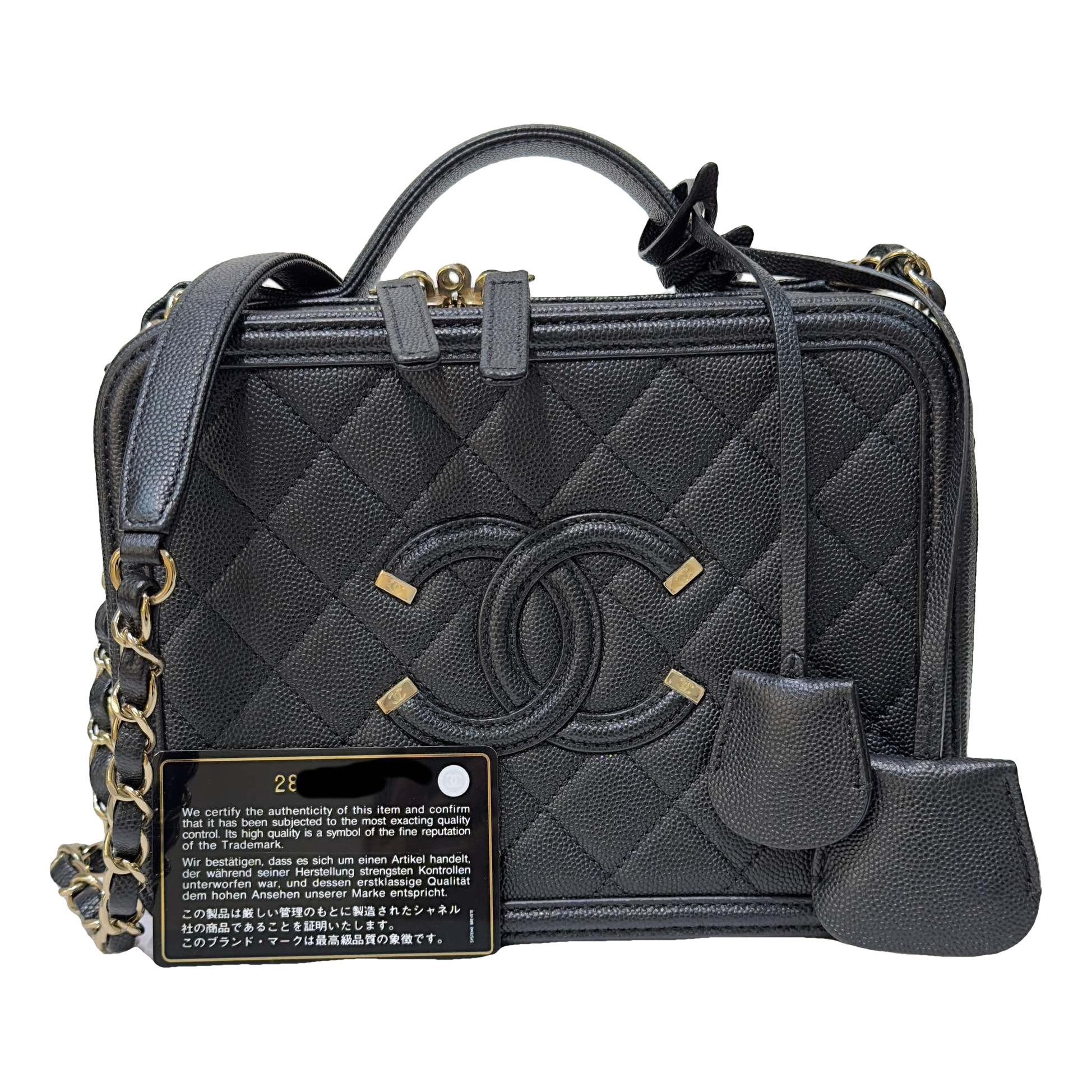 Vanity leather handbag