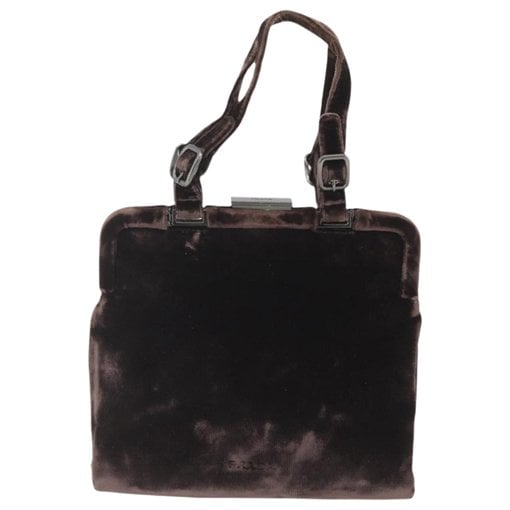 Velvet handbag