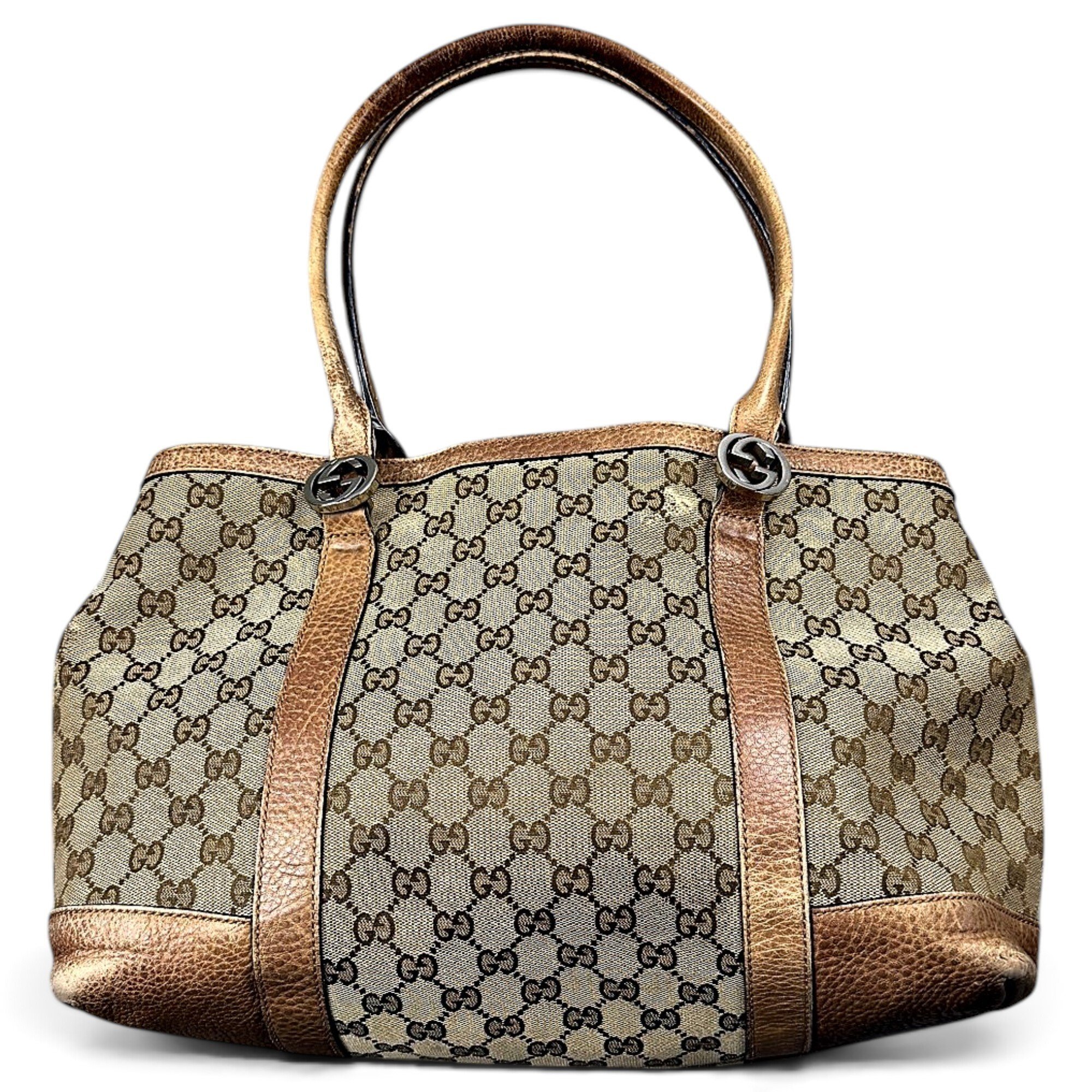 Leather tote