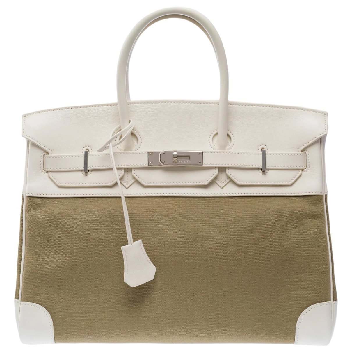 Birkin 35 cloth handbag