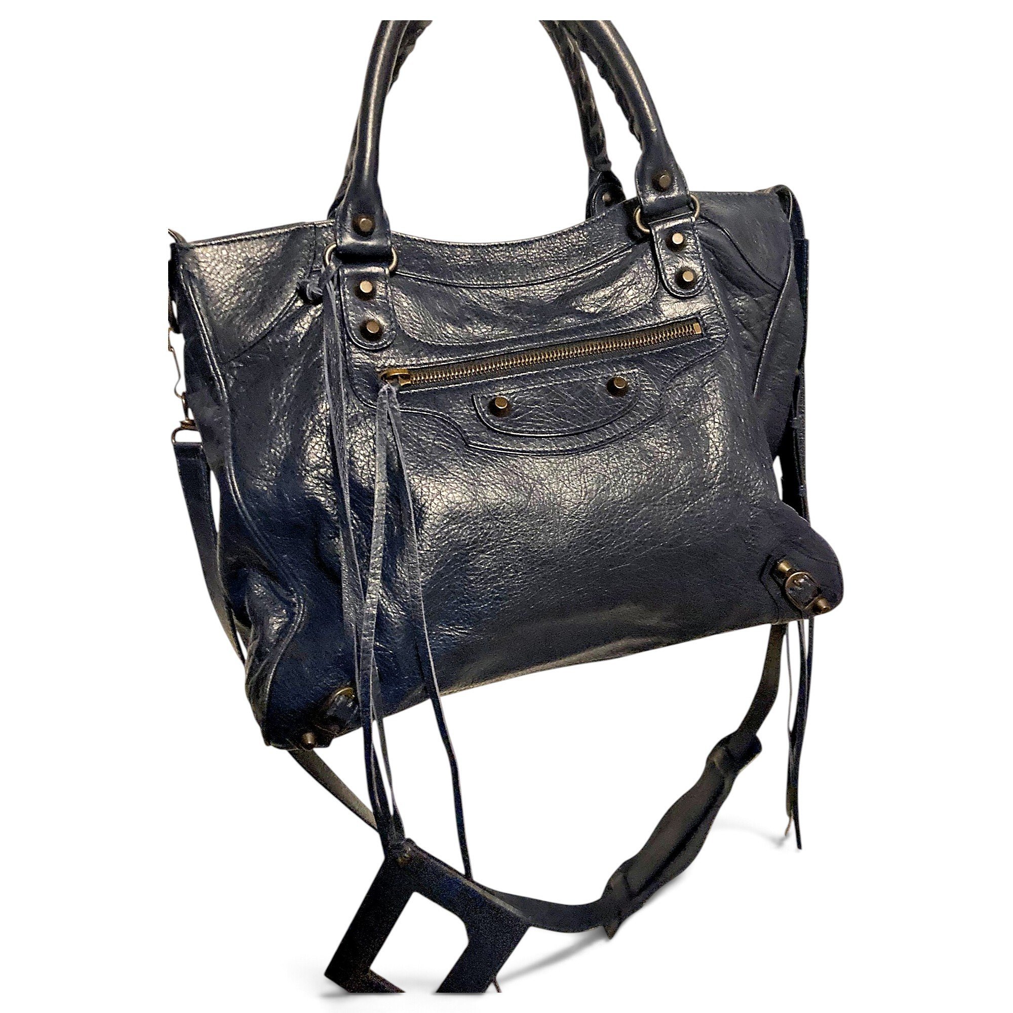 Vélo leather handbag