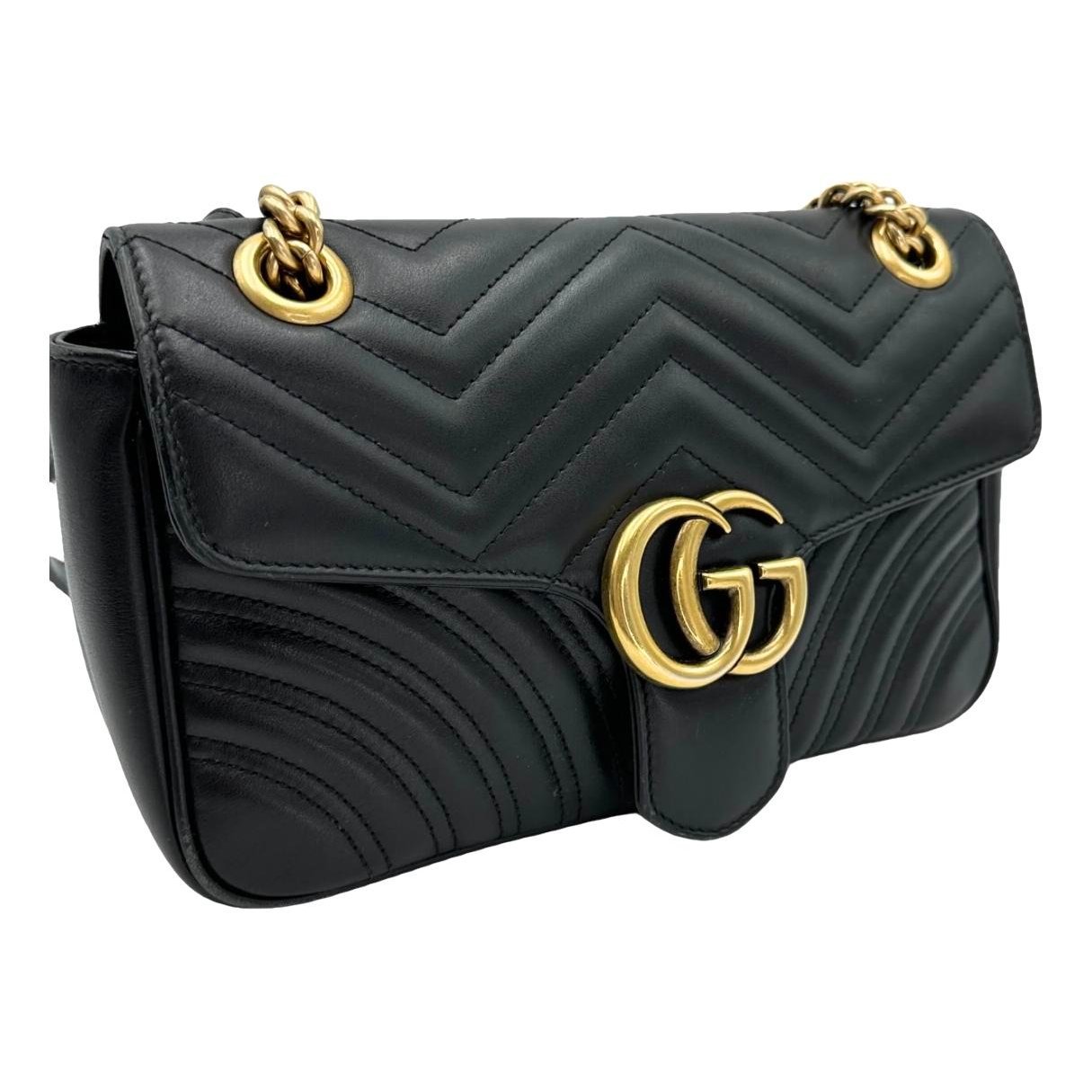 GG Marmont Flap leather crossbody bag