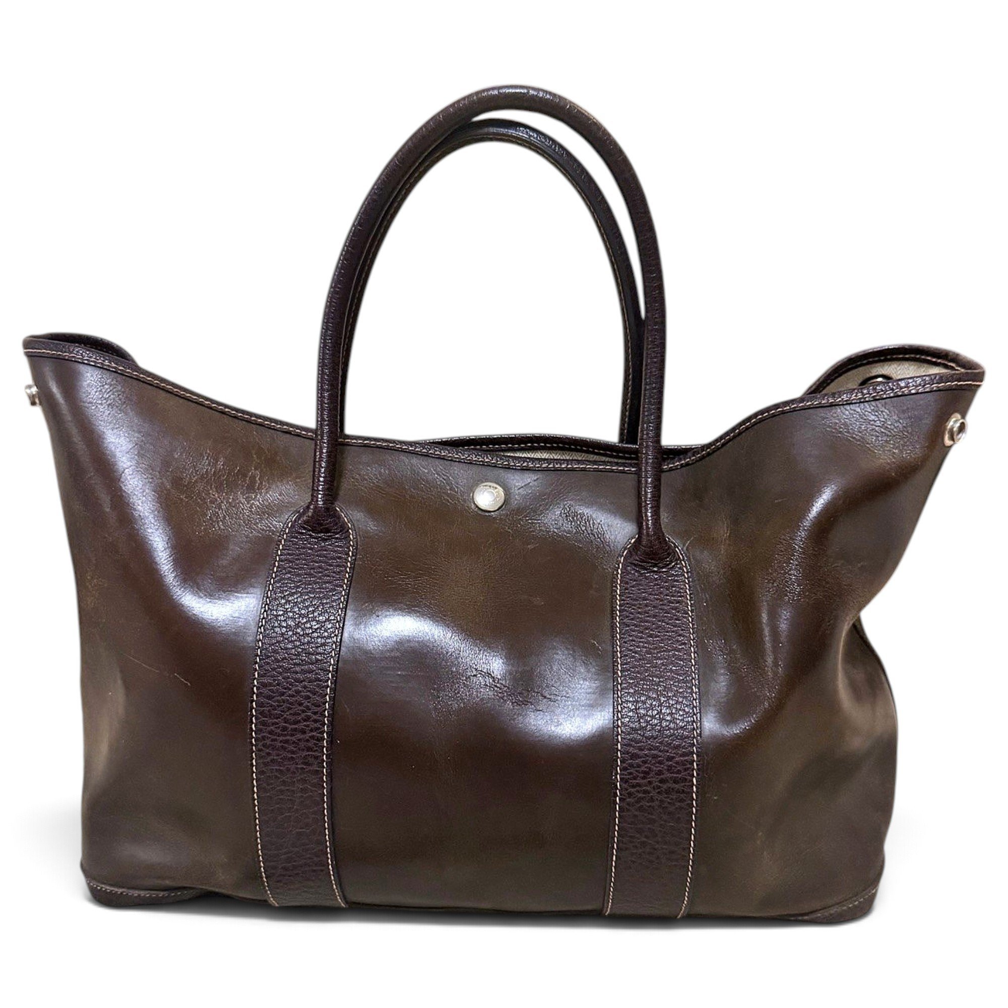 Garden Party leather handbag