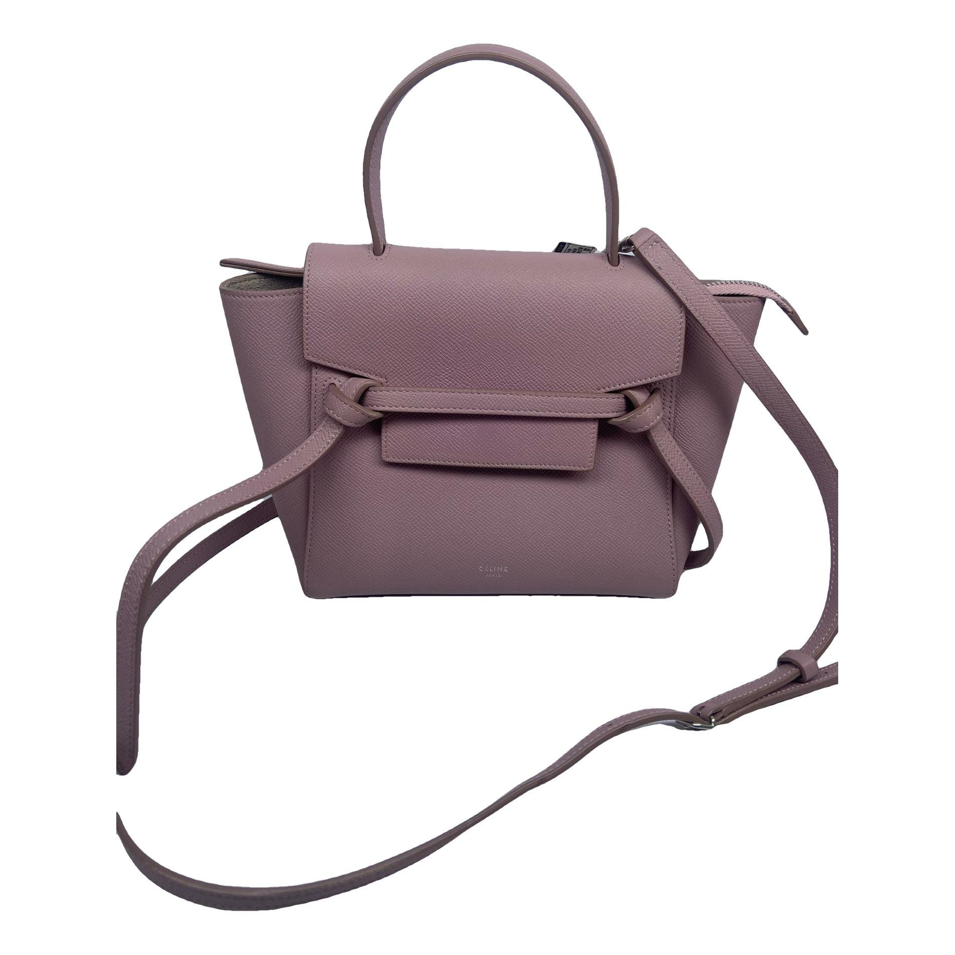 Belt leather handbag