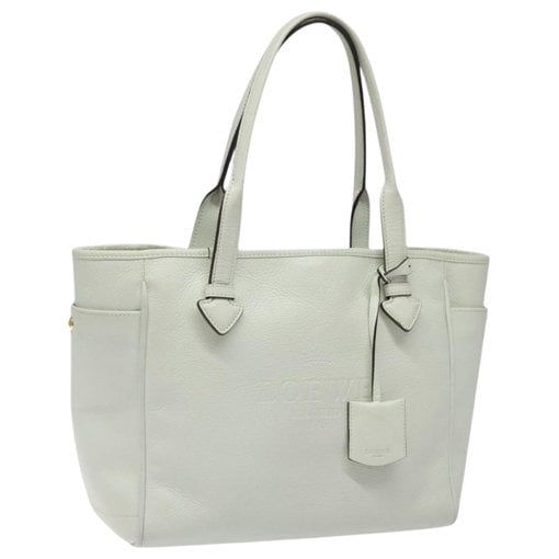 Leather tote