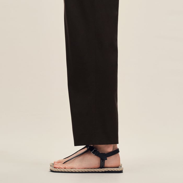 Café Pleated Palerme Pants