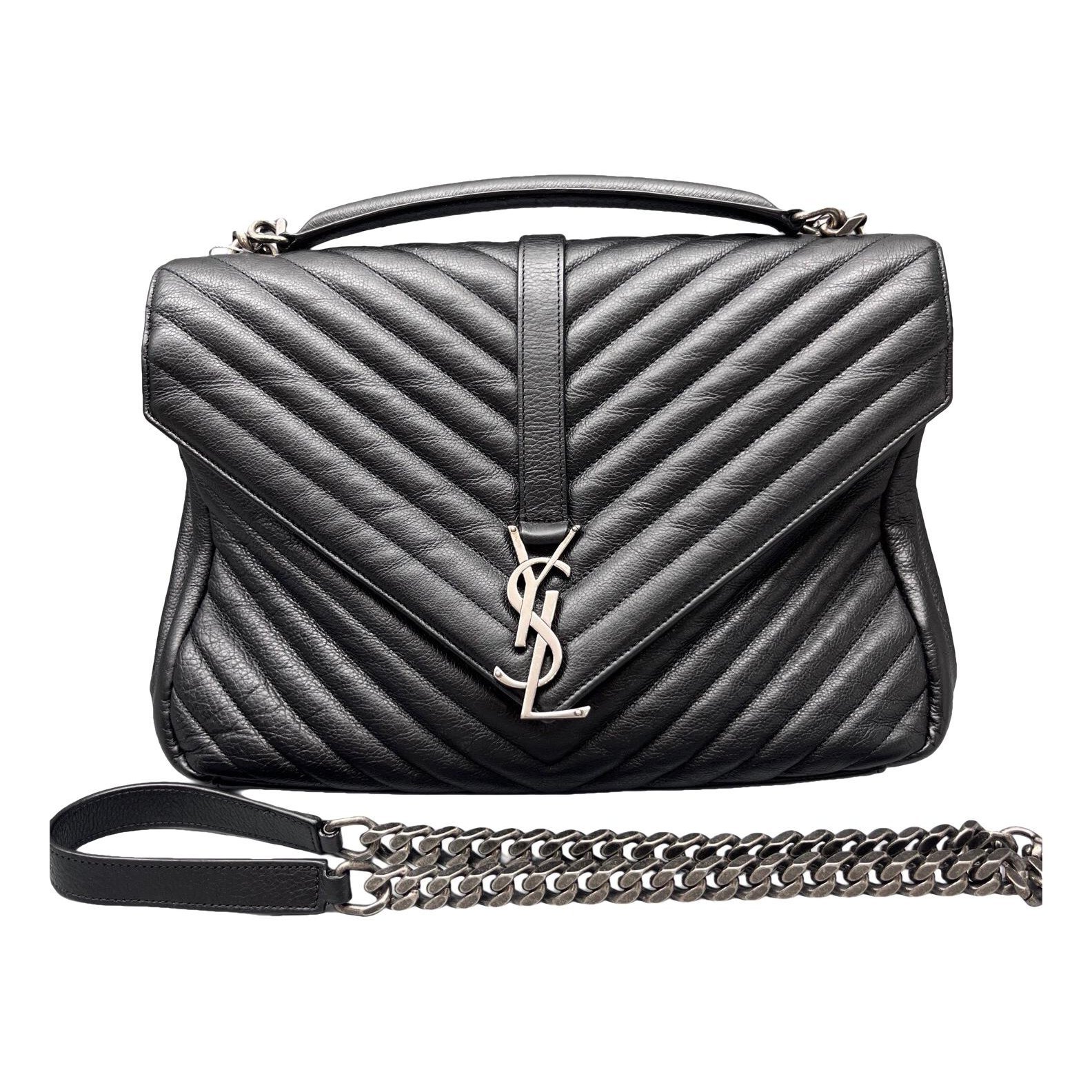 Collége monogramme leather handbag