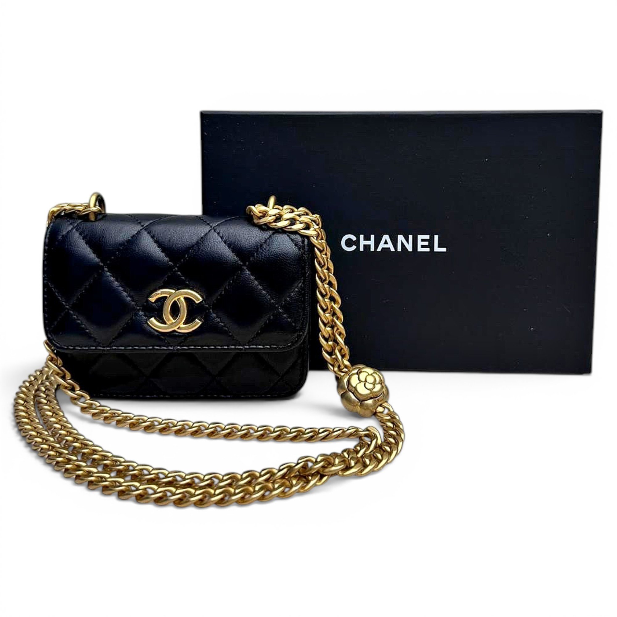 Wallet On Chain Timeless/Classique leather crossbody bag