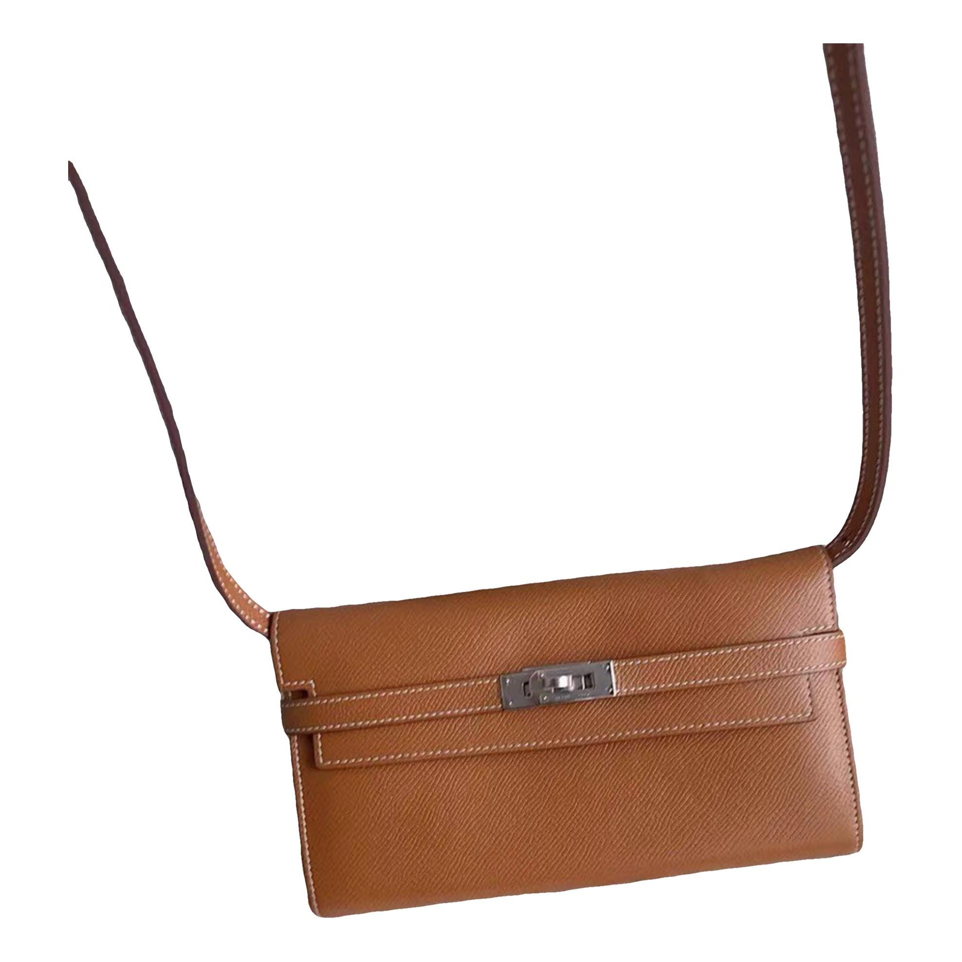 Hermes Kelly Handbag Gold Epsom Leather