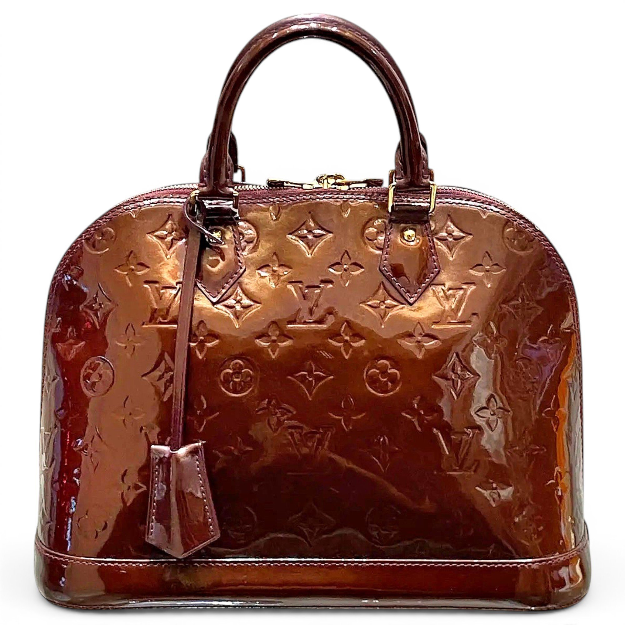 Alma patent leather handbag