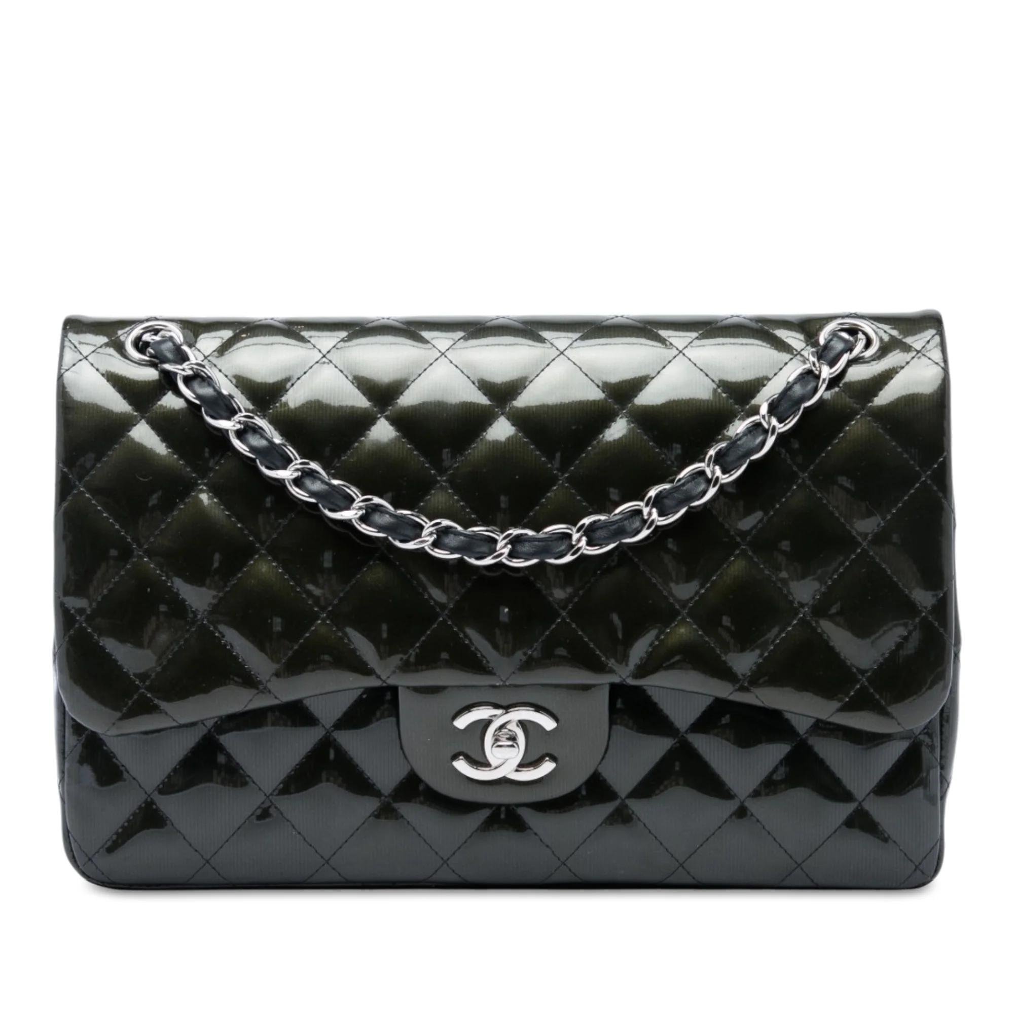Timeless/Classique patent leather handbag