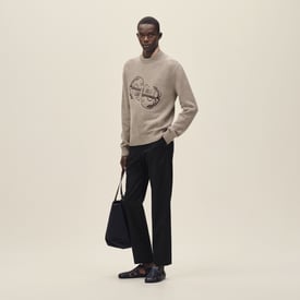 "Ancre en H" crewneck sweater