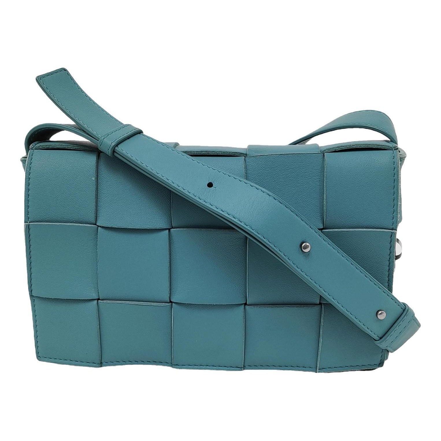 Cassette leather crossbody bag