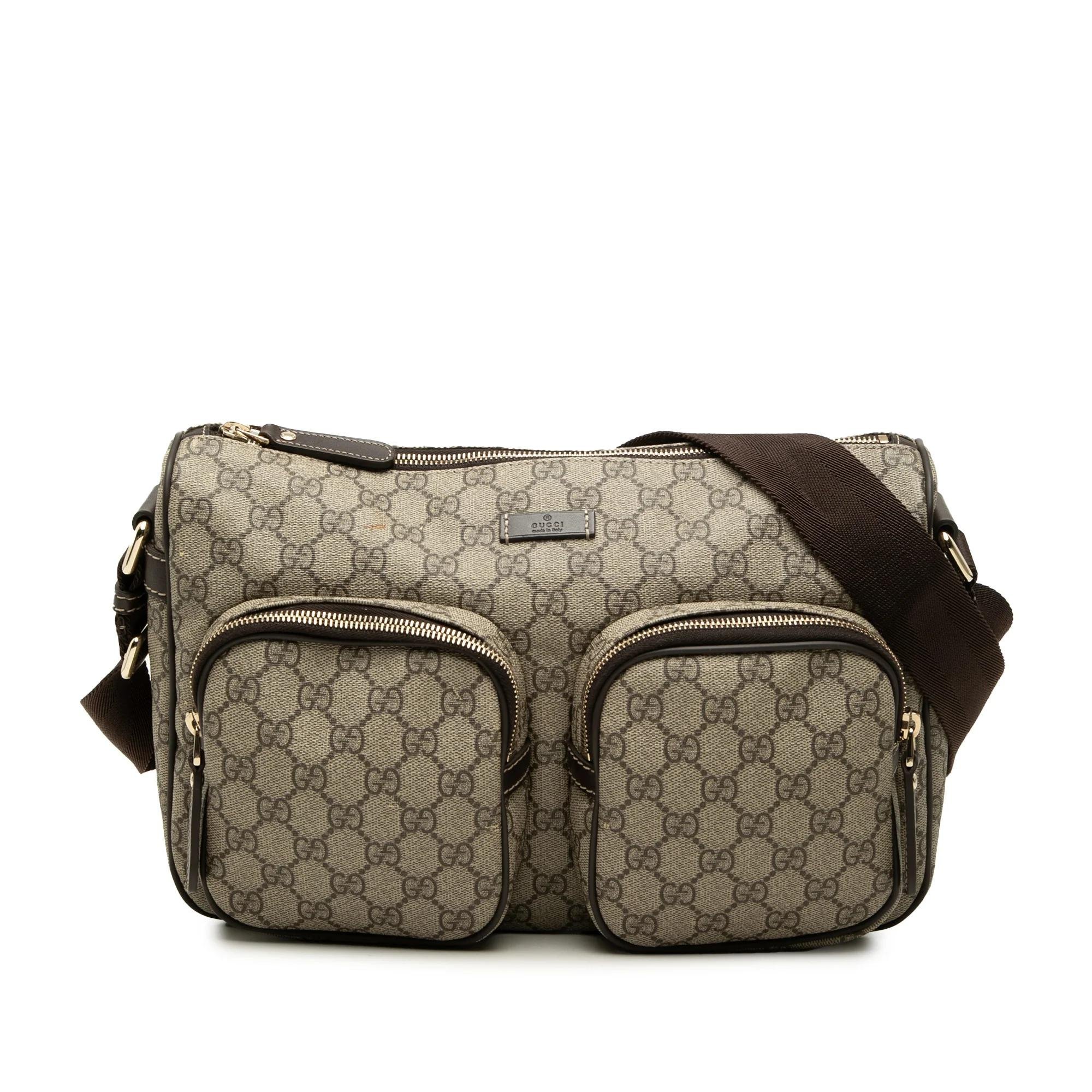 Gucci B leather crossbody bag