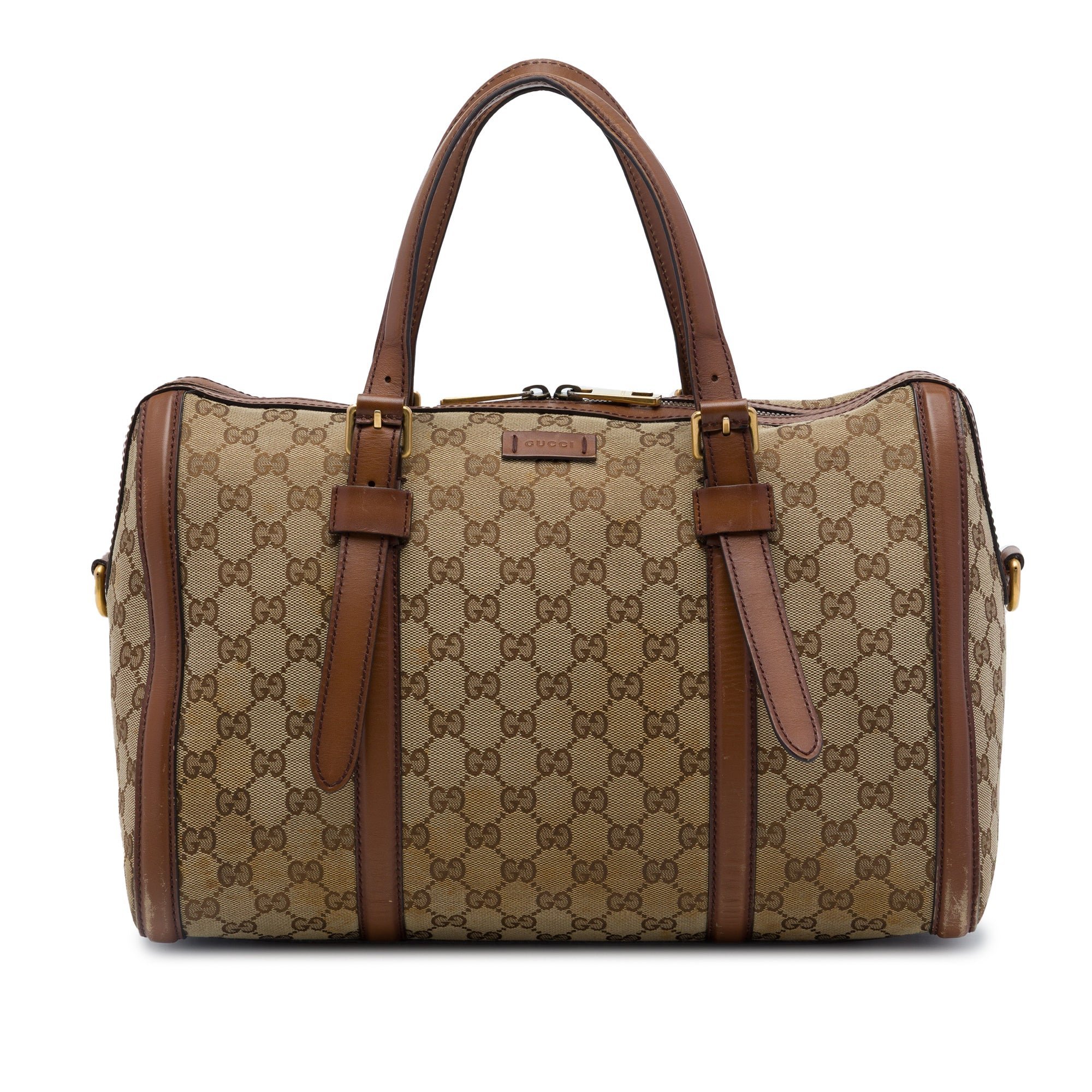 Boston leather handbag