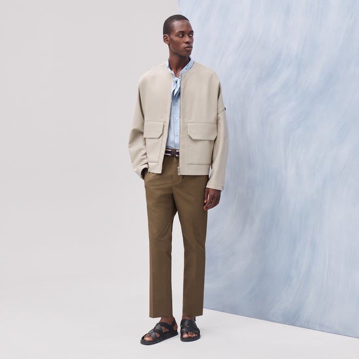 Corde Zipped Straight Cut Jacket