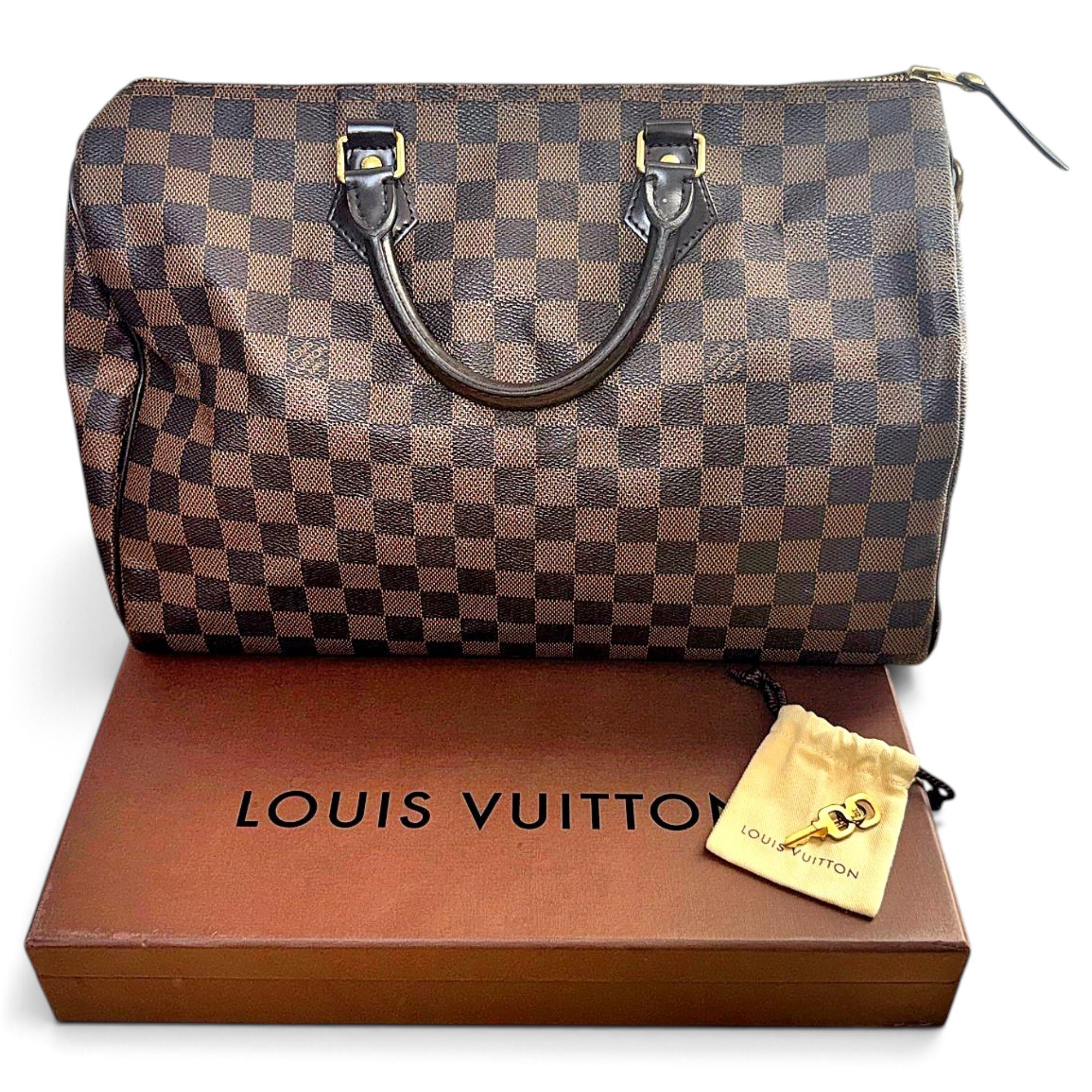 Speedy leather handbag
