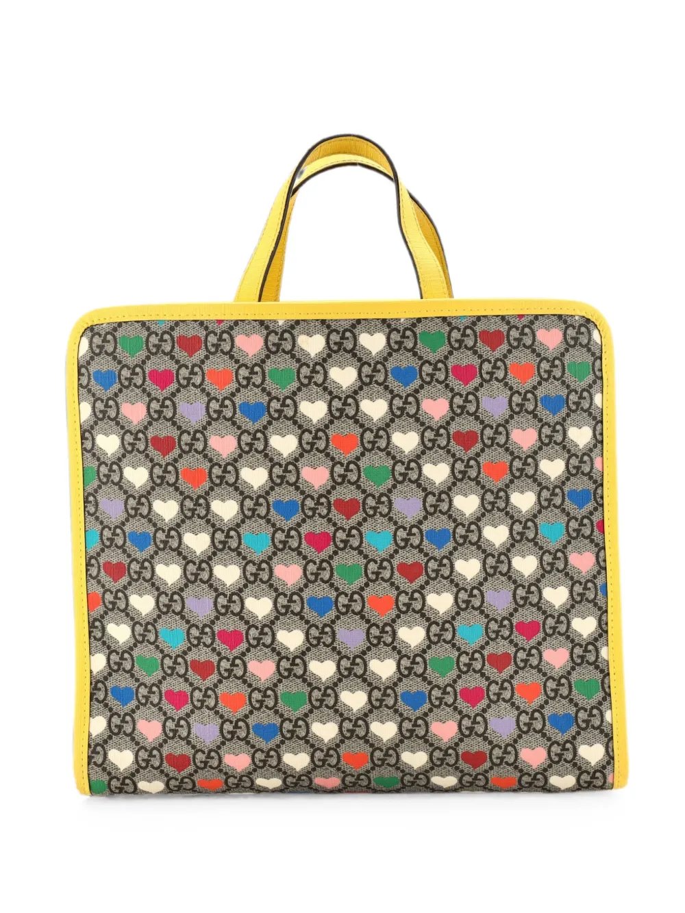 Children's Printed GG Coated Canvas with Leather Medium tote bag