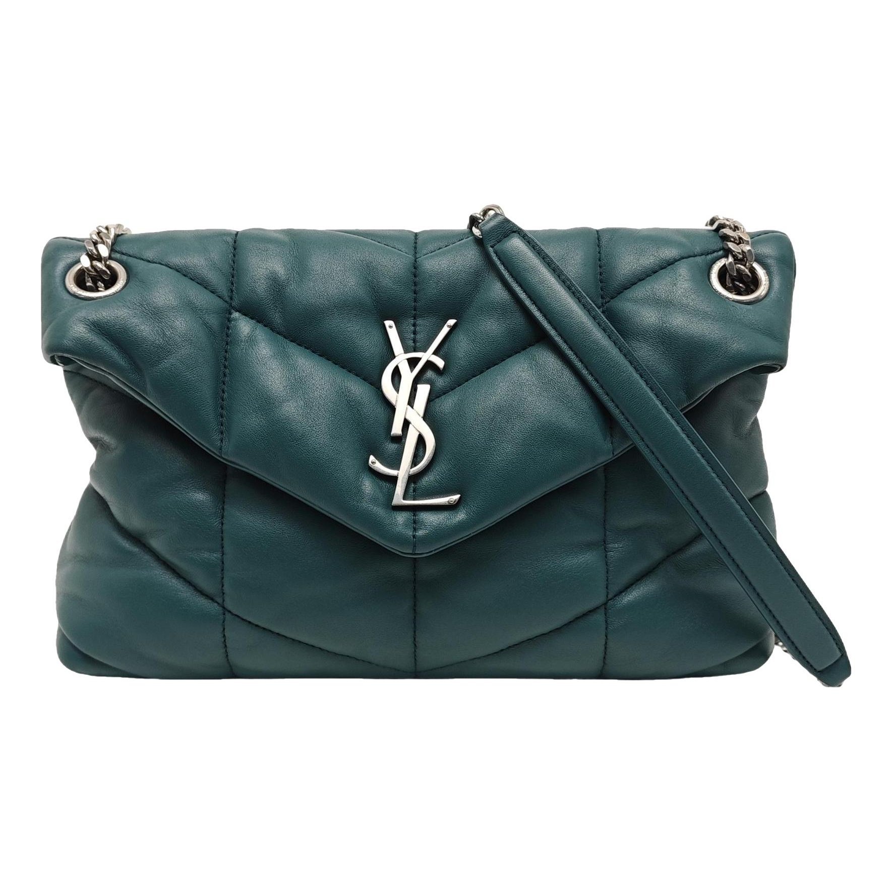 Loulou Puffer leather crossbody bag
