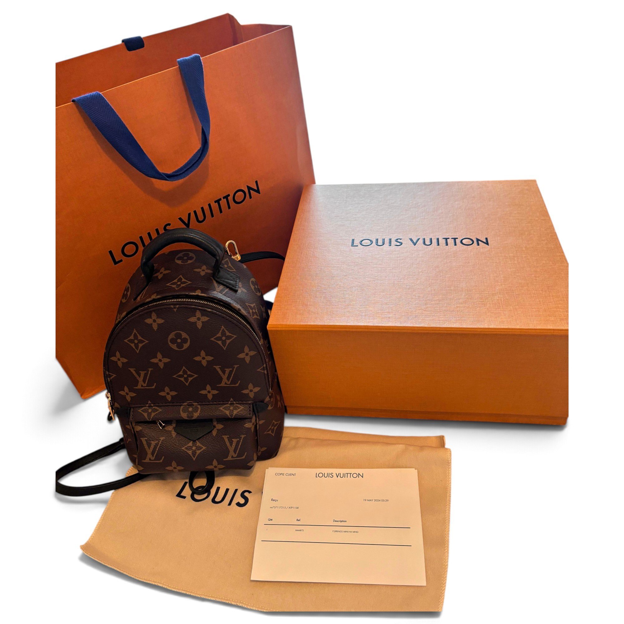 Palm Springs leather backpack