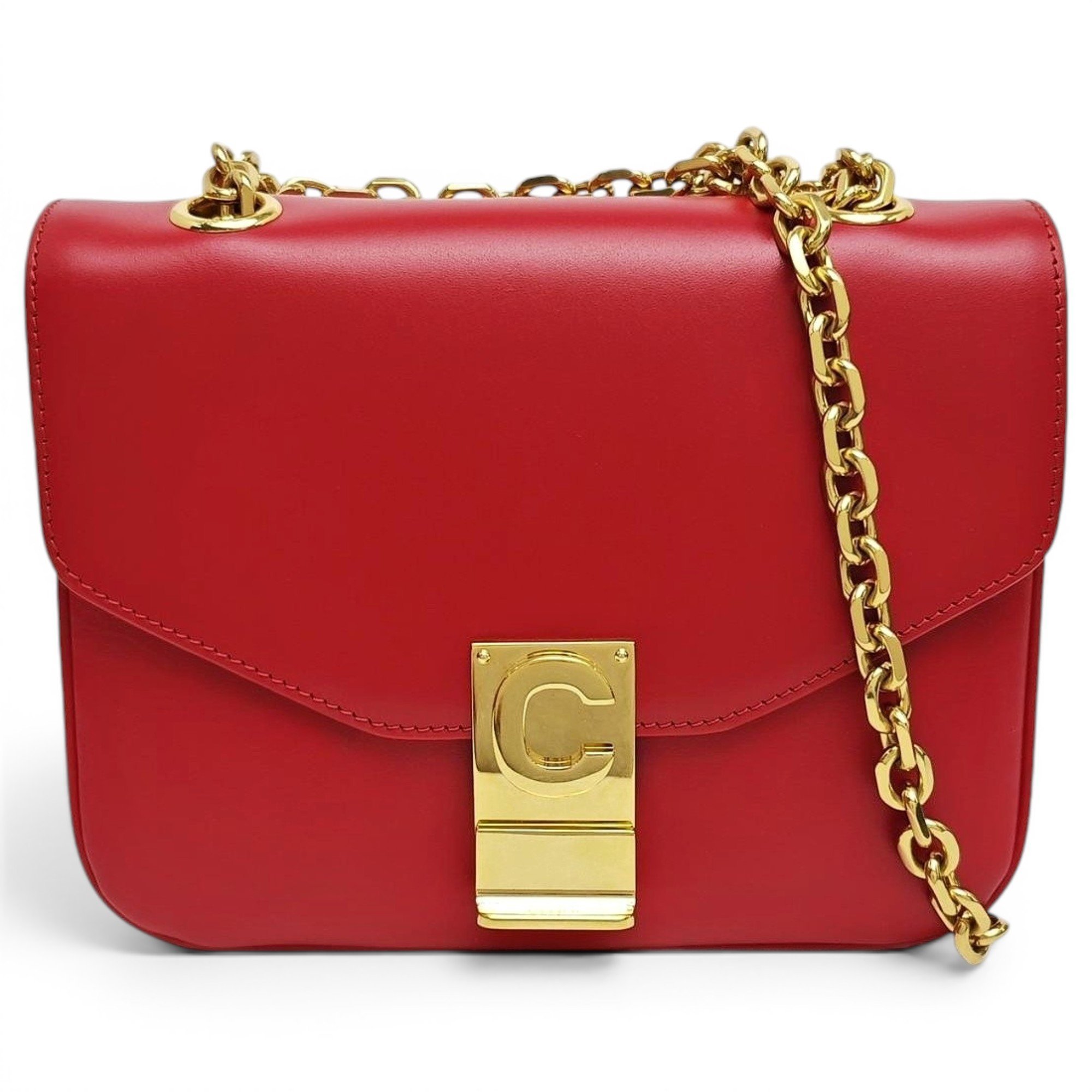 Black Belt leather handbag