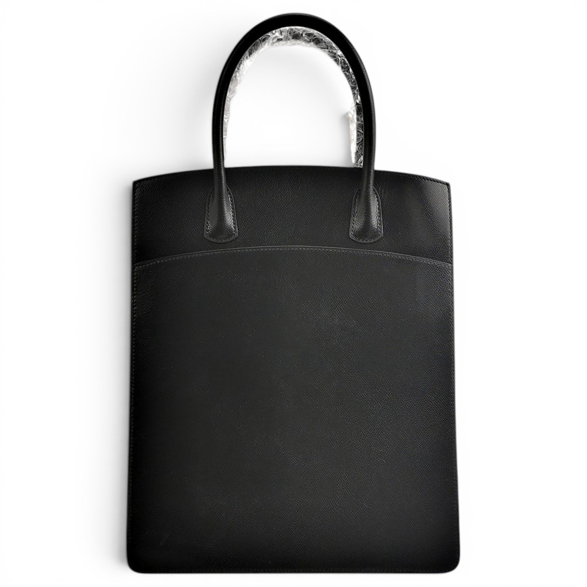 White Bus leather handbag