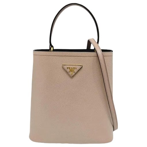 Panier leather handbag