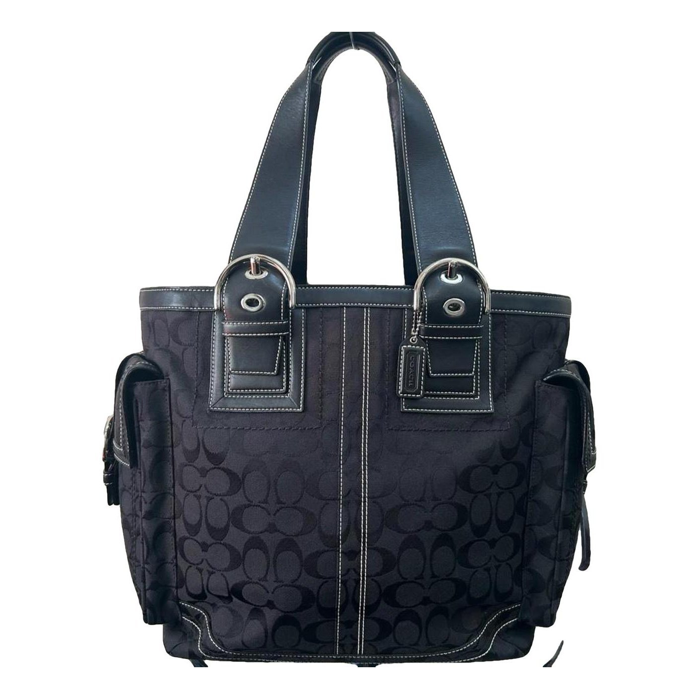 Leather tote