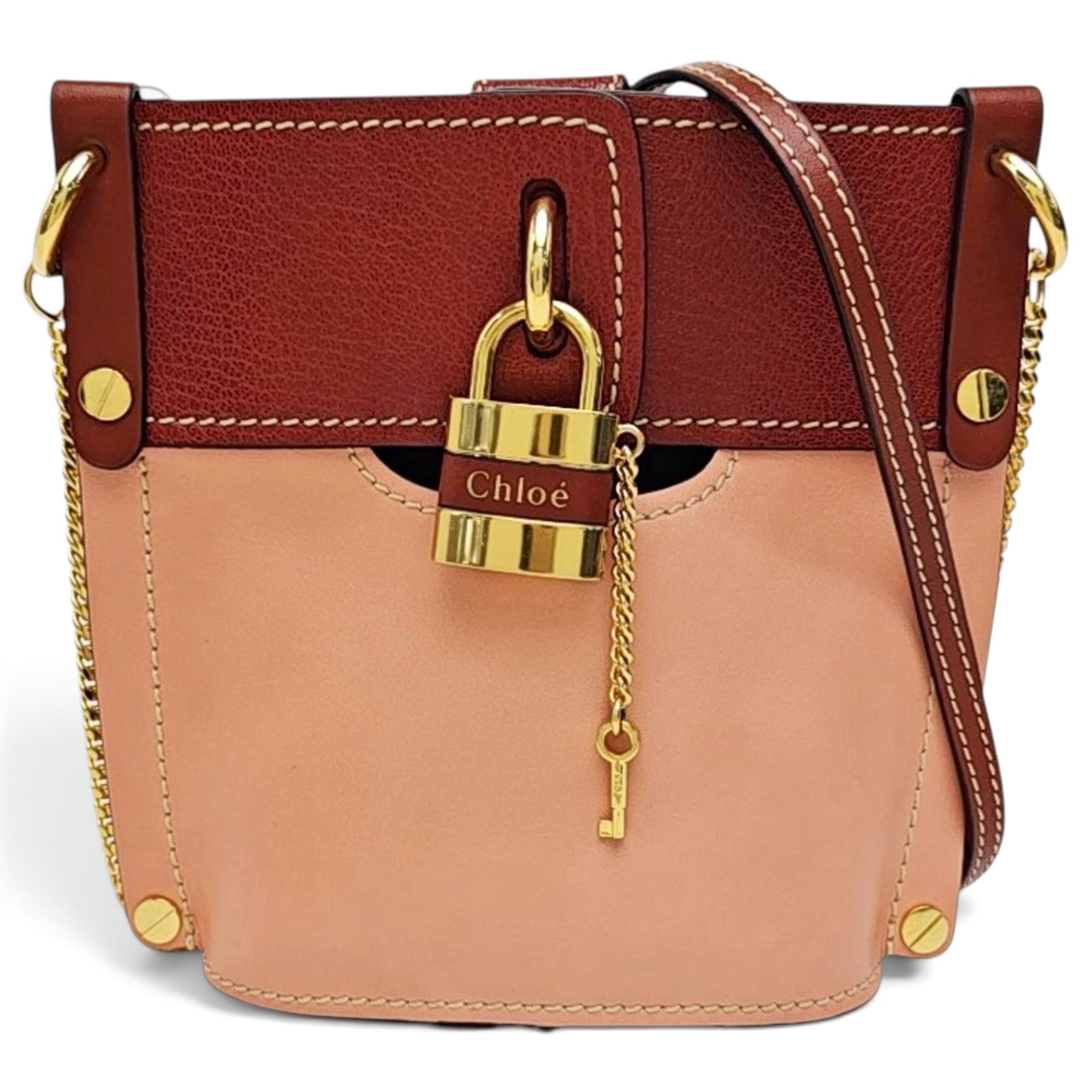 Aby Lock leather crossbody bag