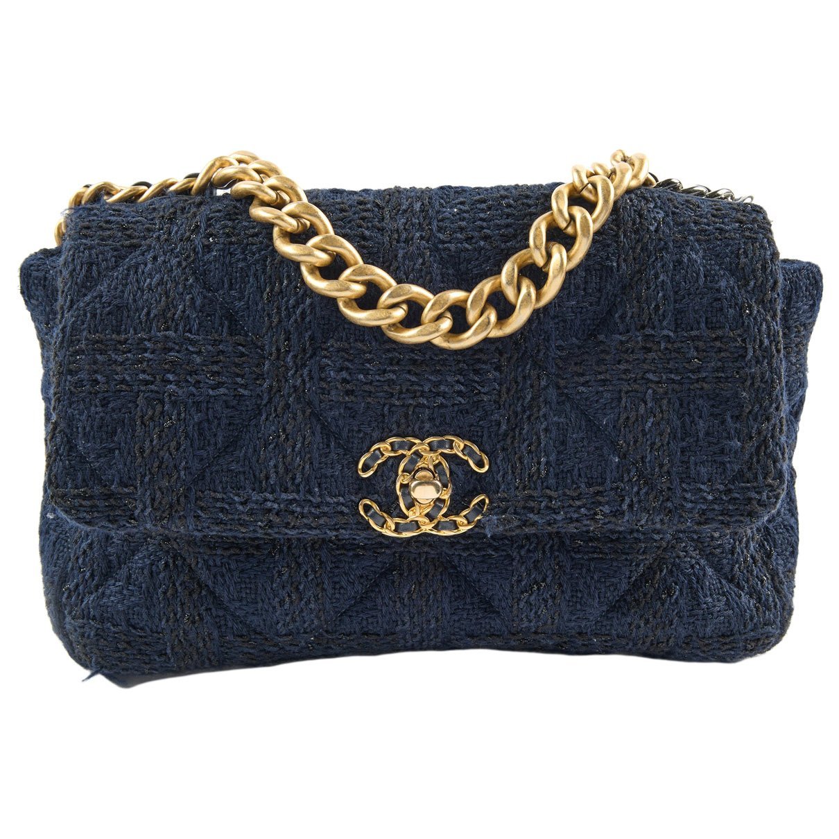 Chanel 19 cloth handbag