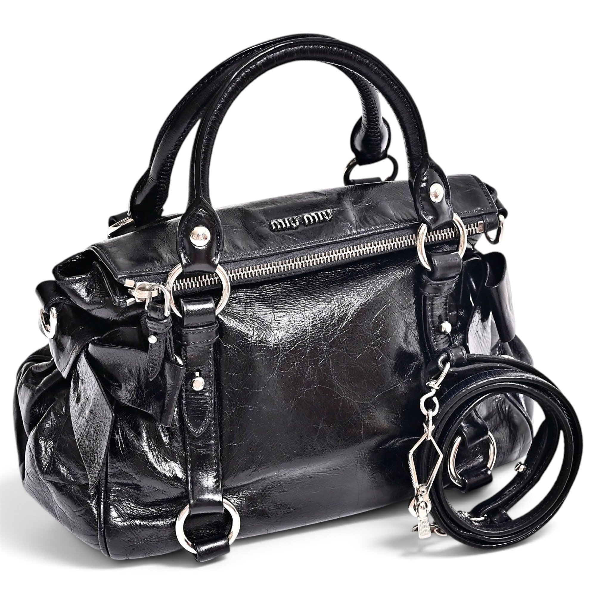Miu Miu Vitello leather handbag