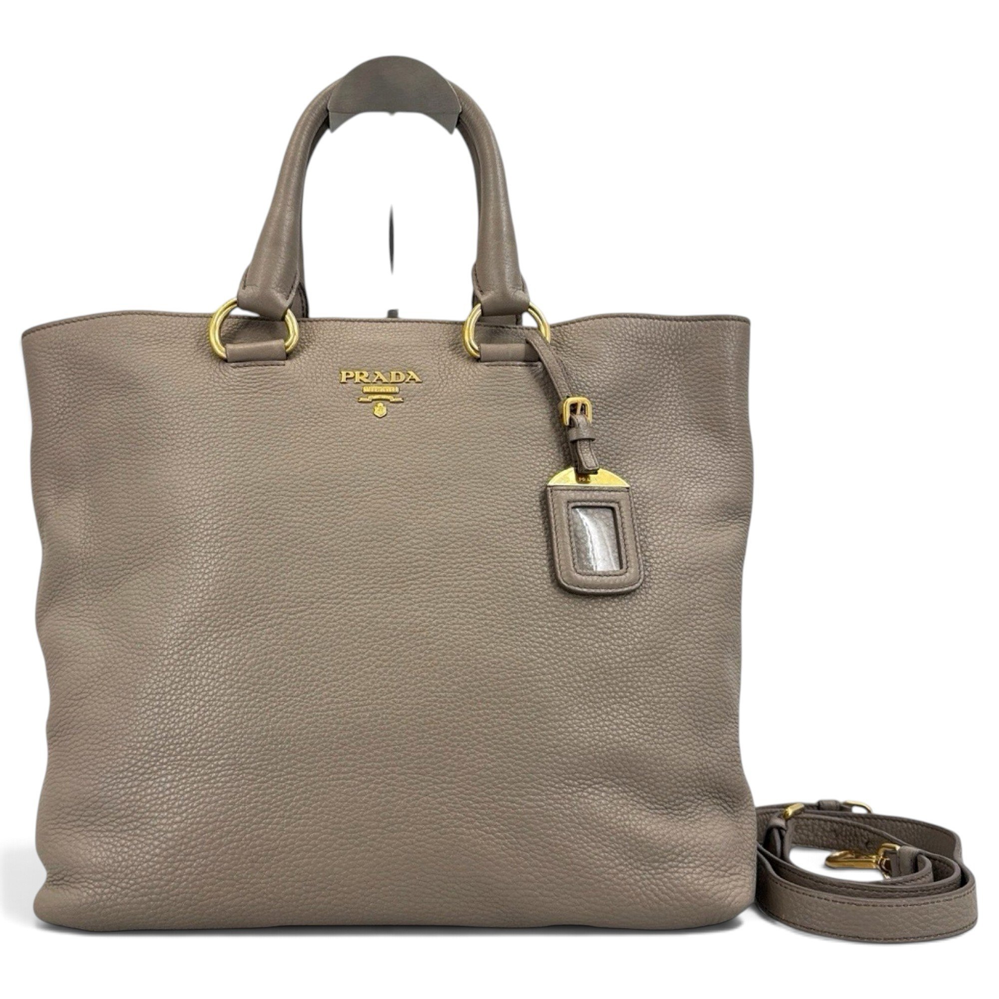 Leather tote