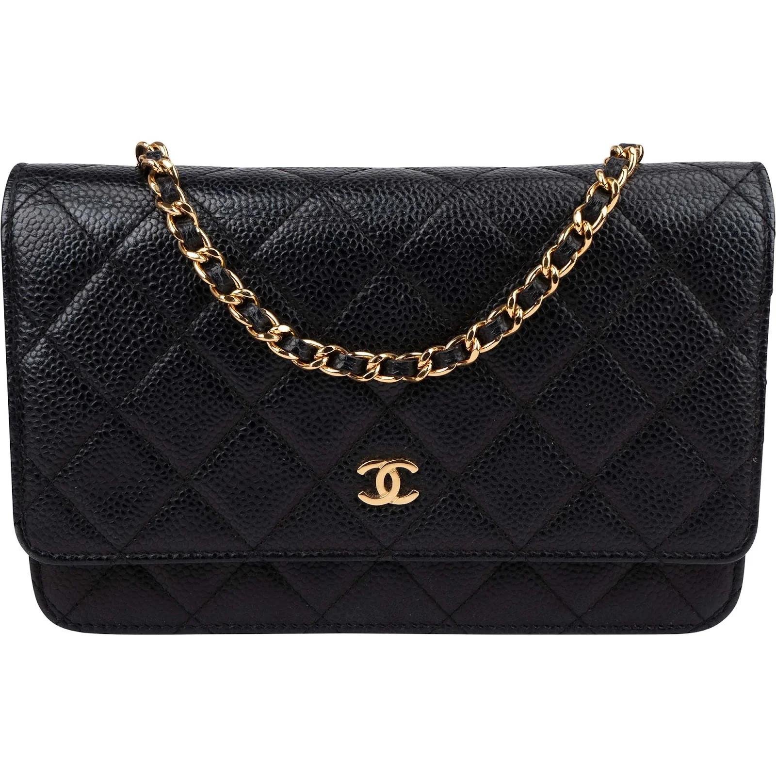 Wallet On Chain Timeless/Classique leather crossbody bag