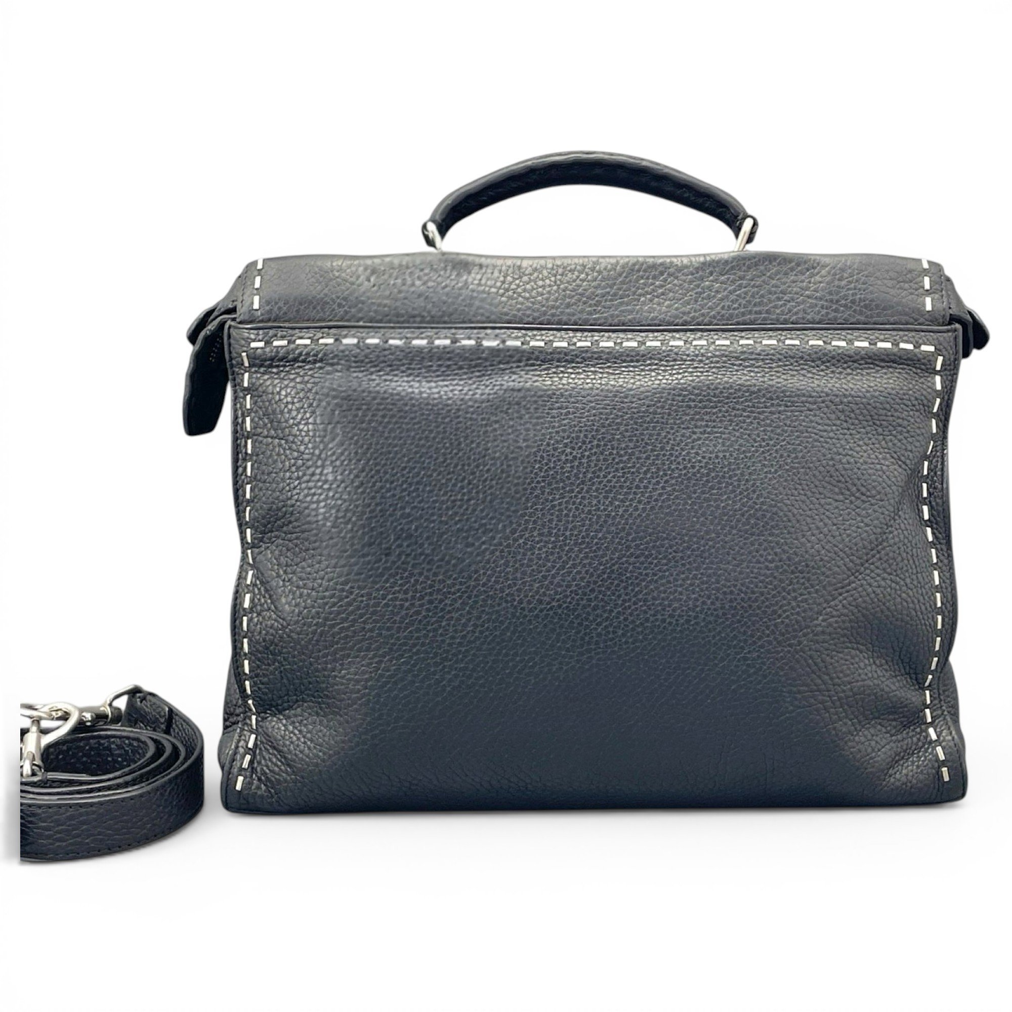 Peekaboo leather handbag