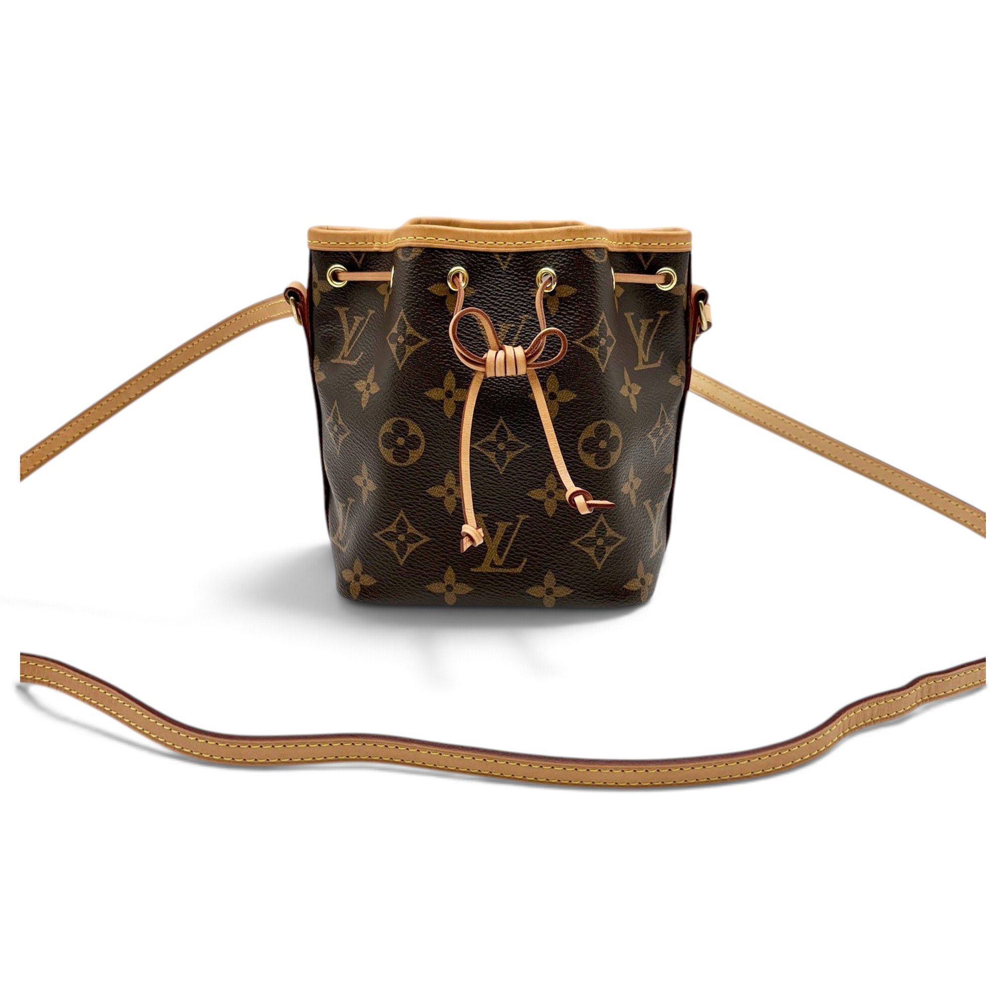 Nano Noé leather handbag