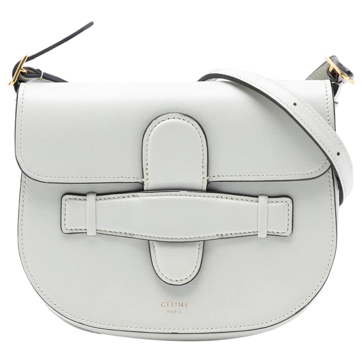 Symmetrical leather bag