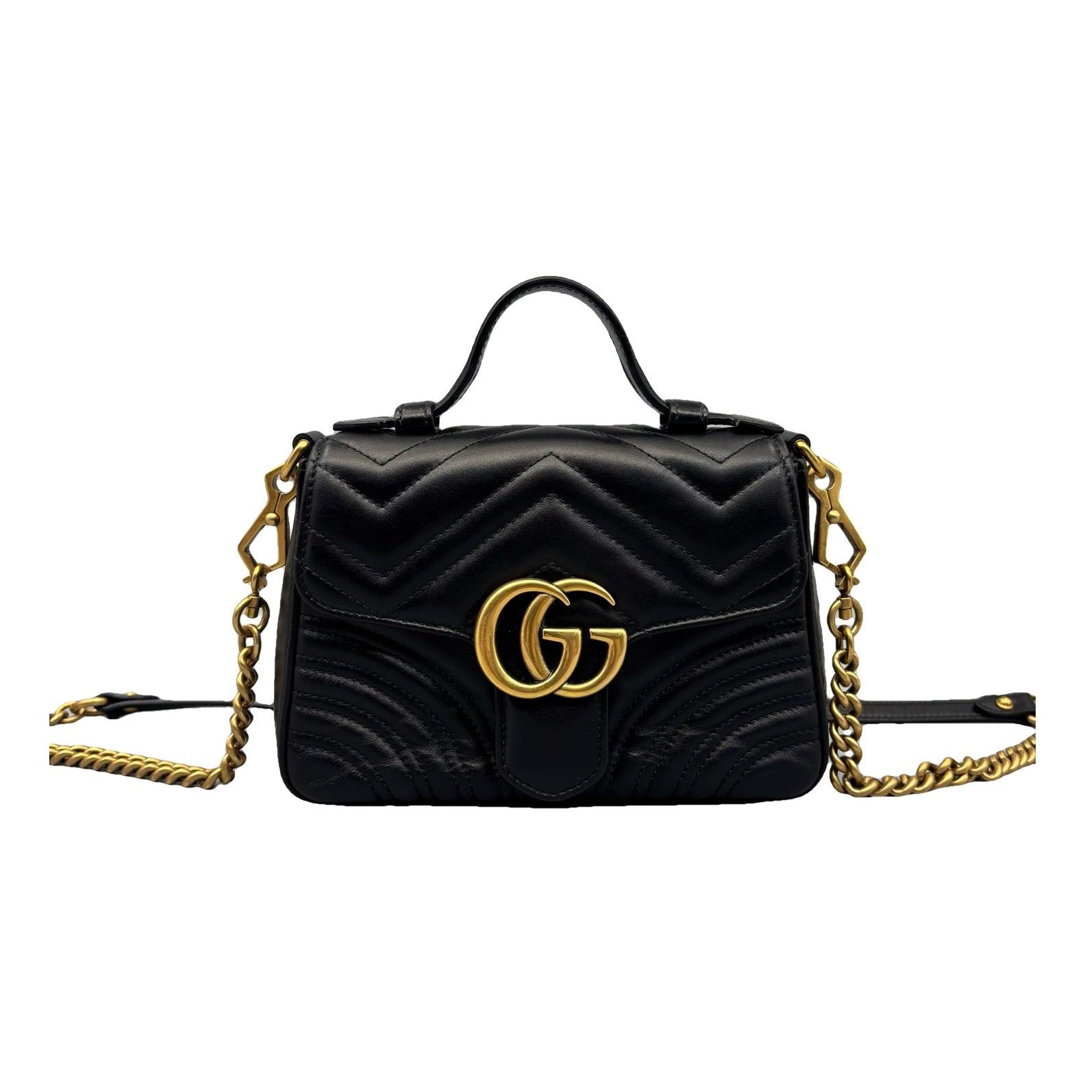 GG Marmont Flap leather handbag