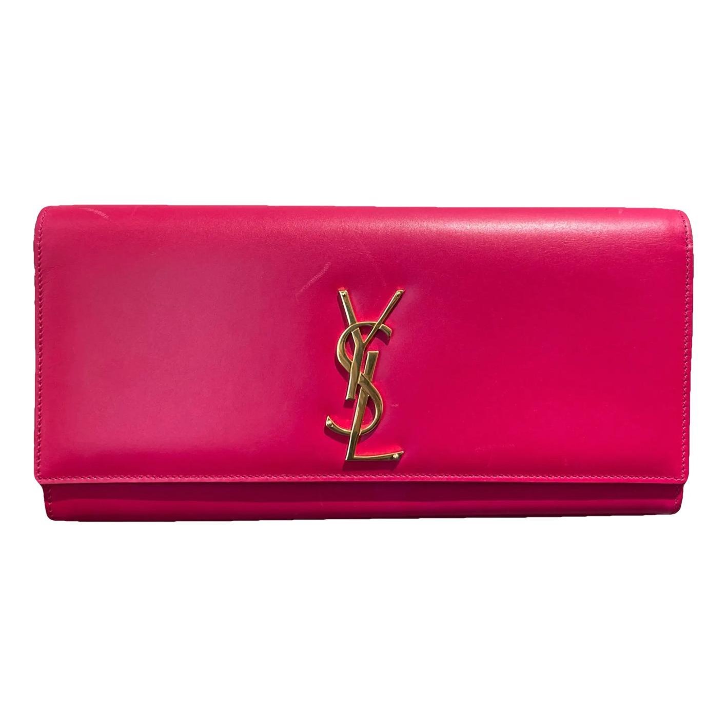 Kate monogramme leather clutch bag