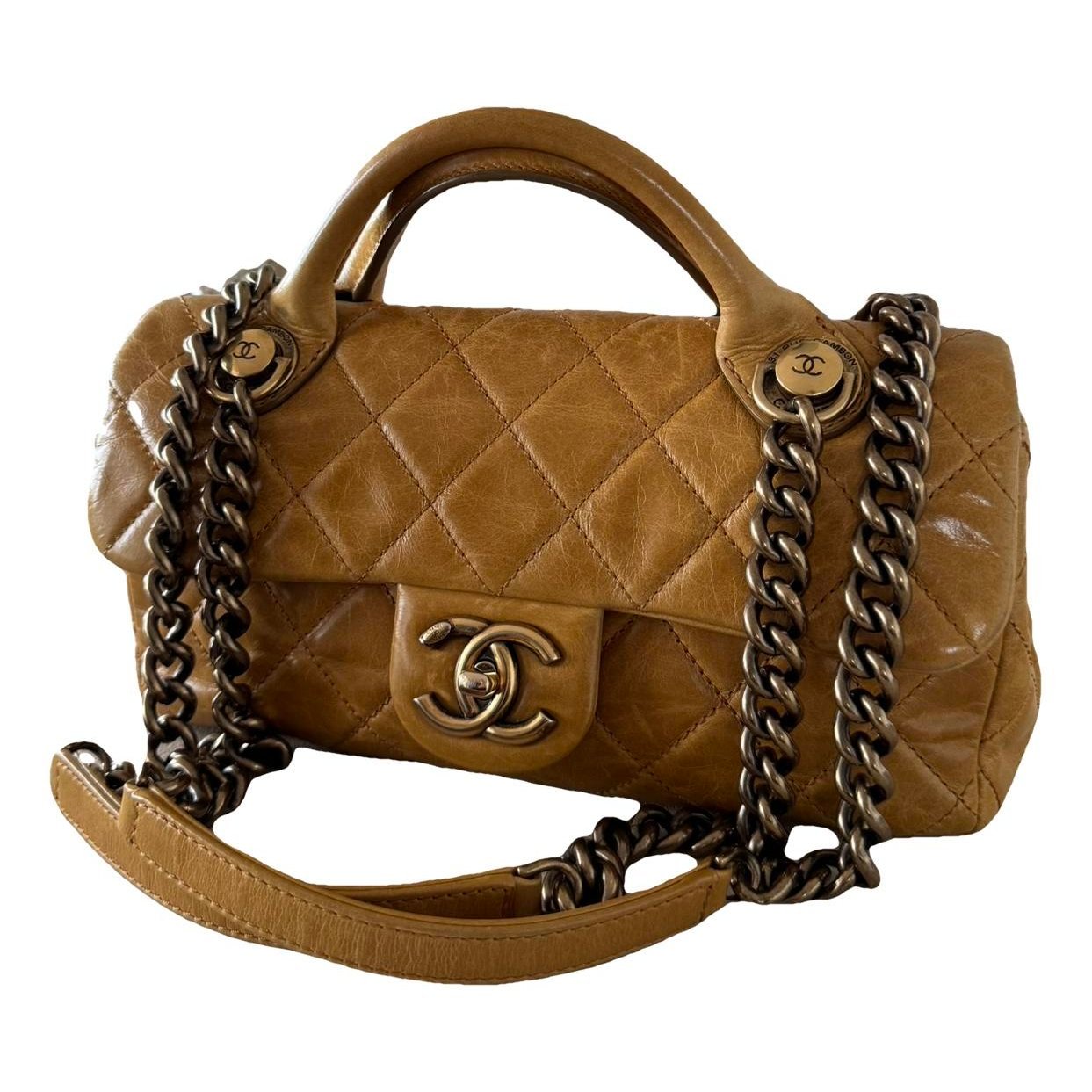 Timeless Classique Top Handle leather handbag