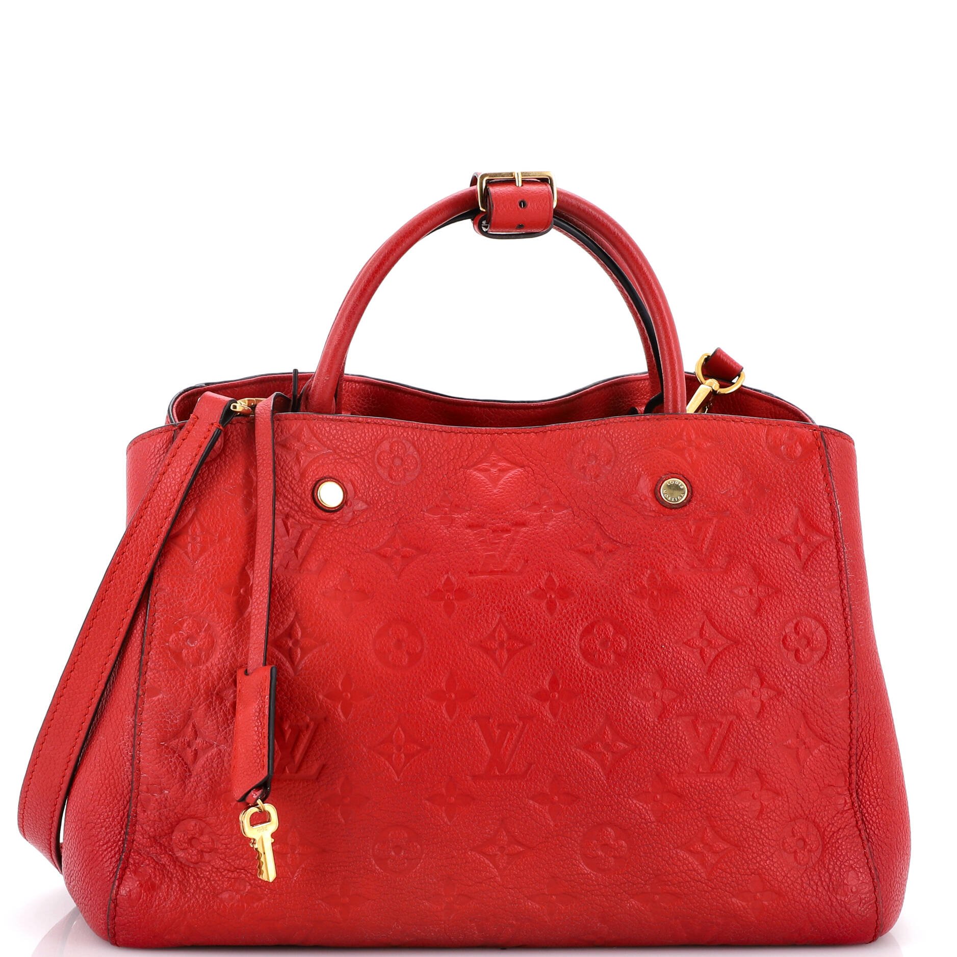 Montaigne Handbag Monogram Empreinte Leather MM