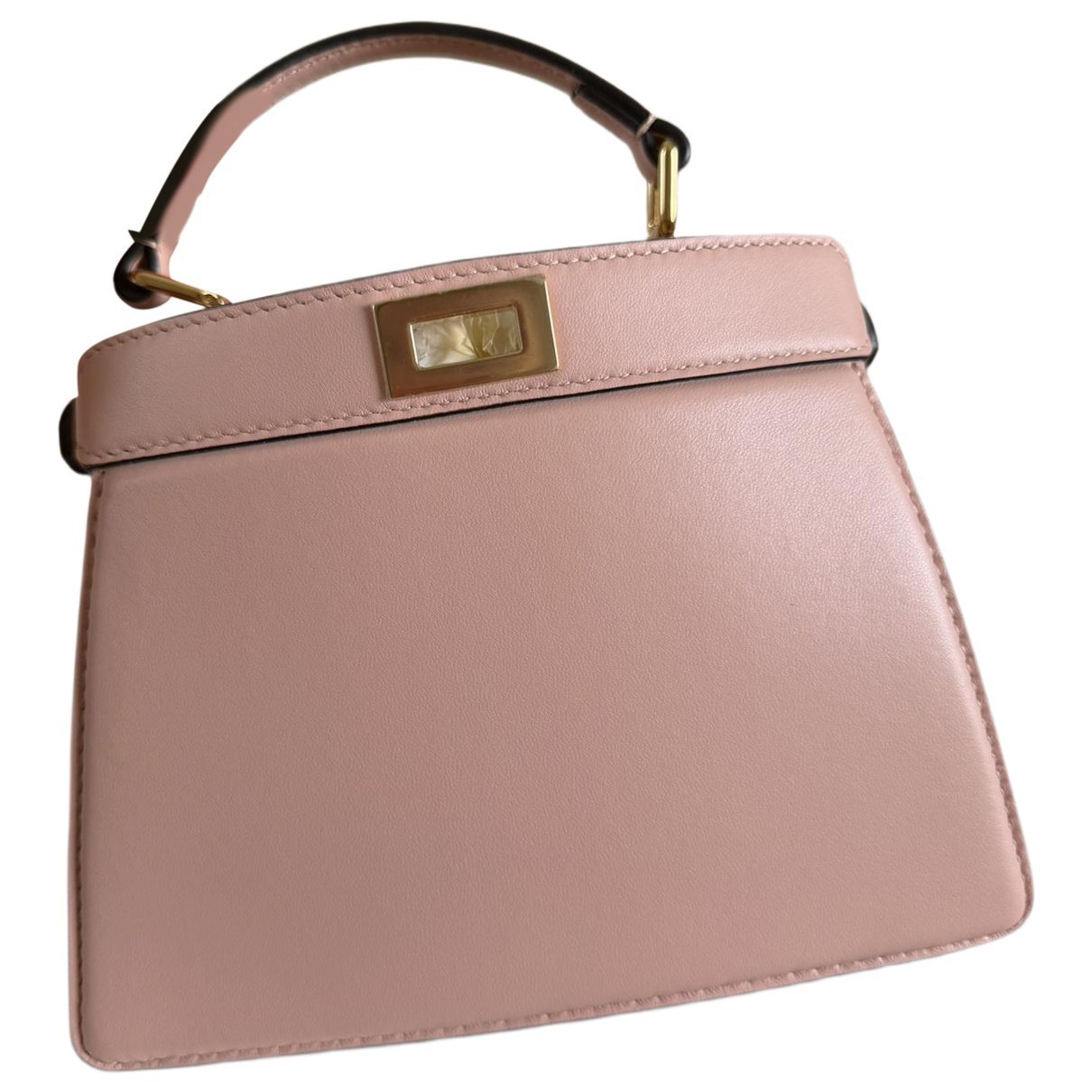 Peekaboo leather handbag